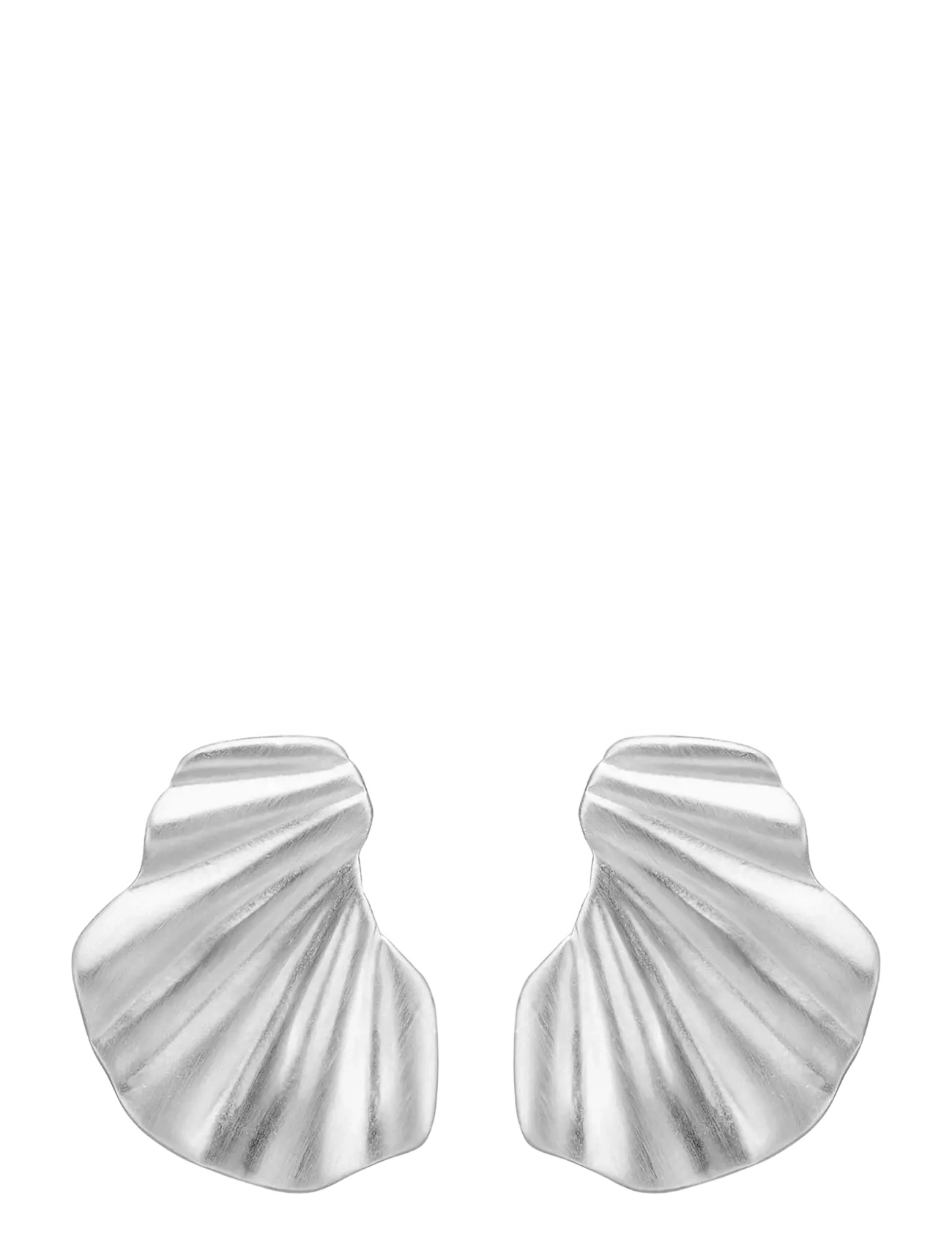 Enamel Copenhagen Earring, Wave - Schmuck - SILVER PLATED / silver