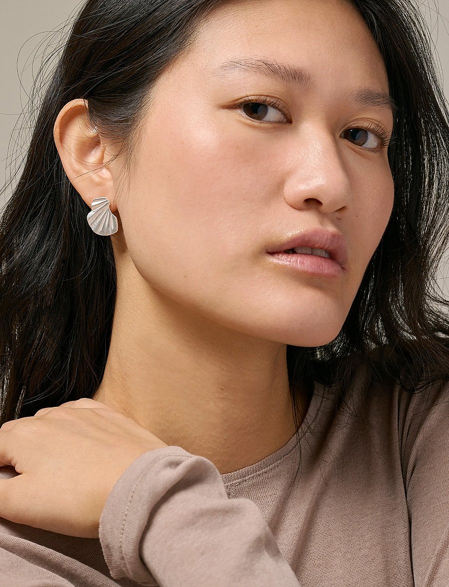 Enamel Copenhagen - Earring, Wave - statement øreringe - 925s/m - 0