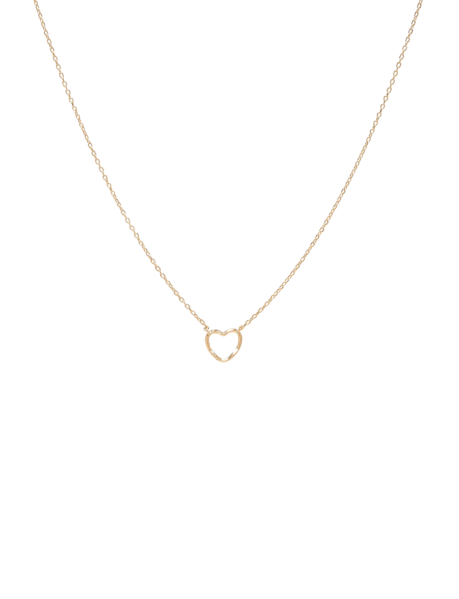 Enamel Copenhagen - Necklace, Organic Heart - halskæder - 925s/gp - 1