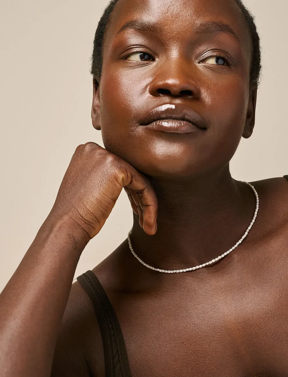 Enamel Copenhagen - Erna Necklace - perlenketten - pearl - 0