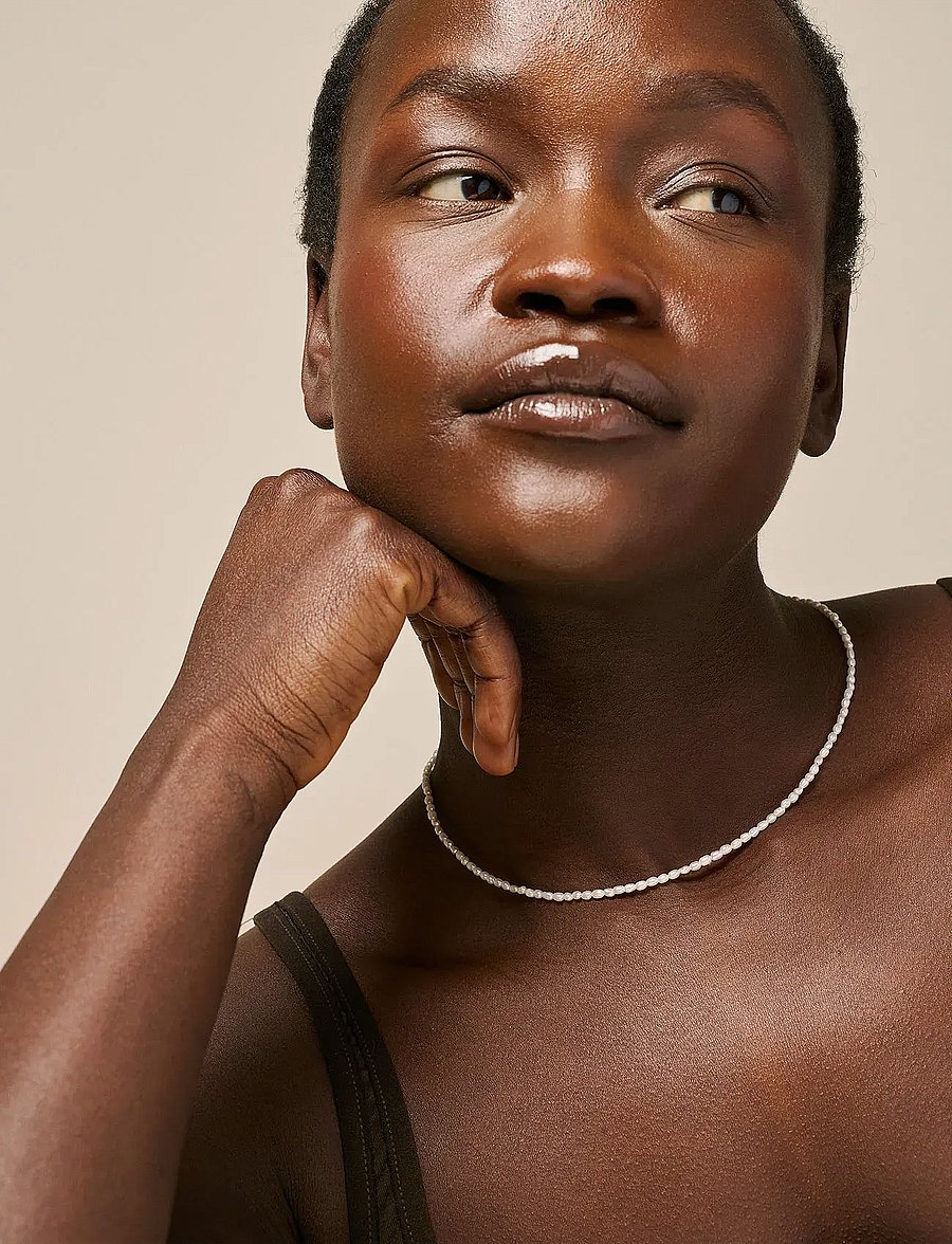 Enamel Copenhagen - Erna Necklace - chain necklaces - pearl - 0
