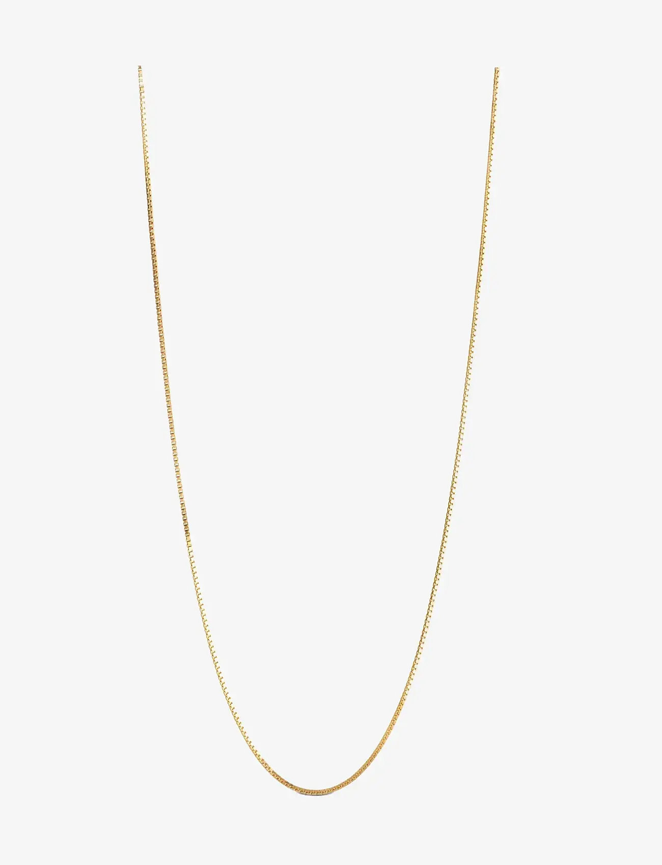 Enamel Copenhagen - Box Chain 0,85 mm Necklace - halsketten - 925s/gp - 1