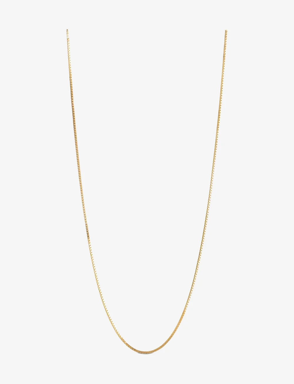 Enamel Copenhagen - Box Chain 0,85 mm Necklace - halsketten - 925s/gp - 1