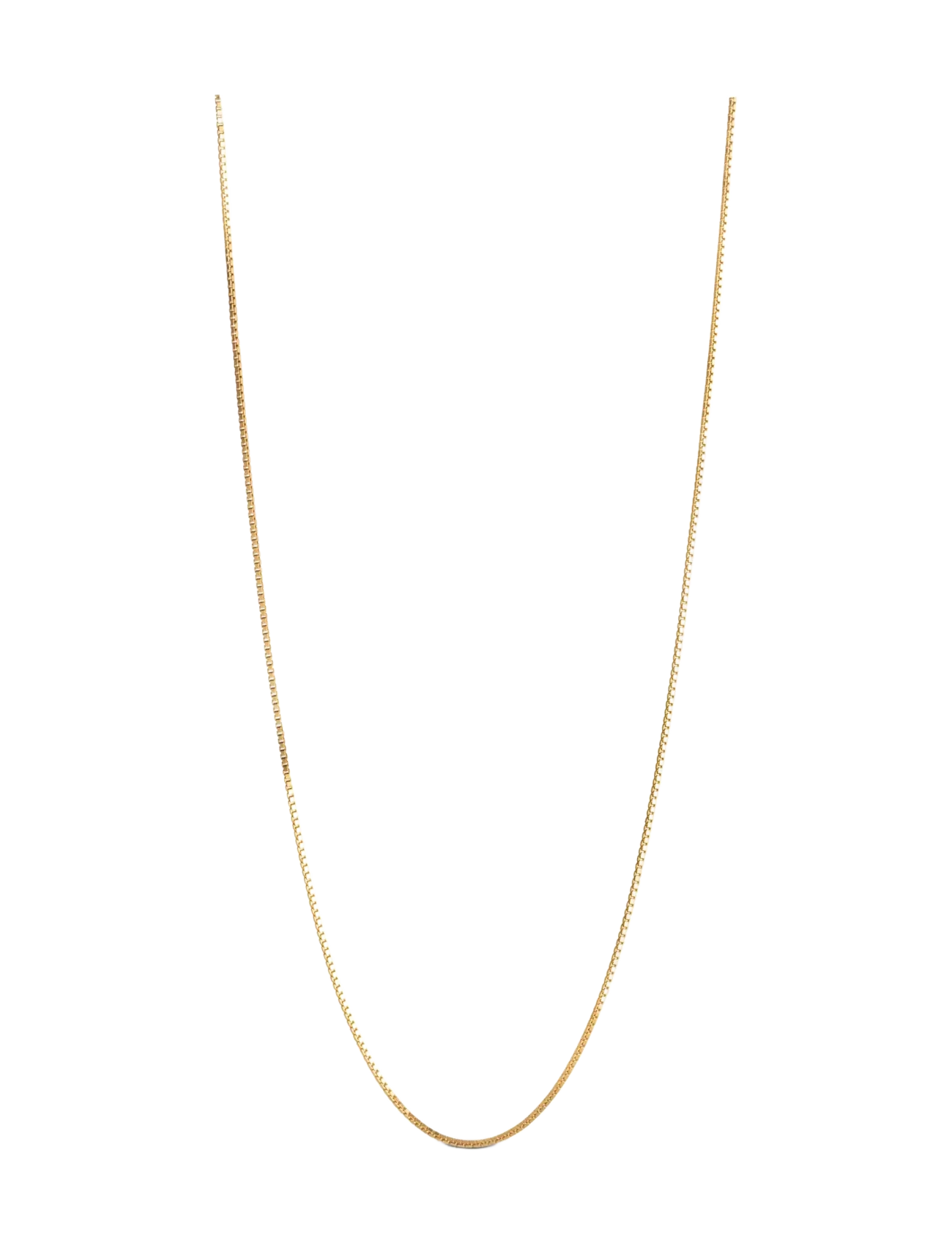 Enamel Copenhagen Box Chain 0,85 mm Necklace - Enamel Copenhagen - 925S/GP / gold