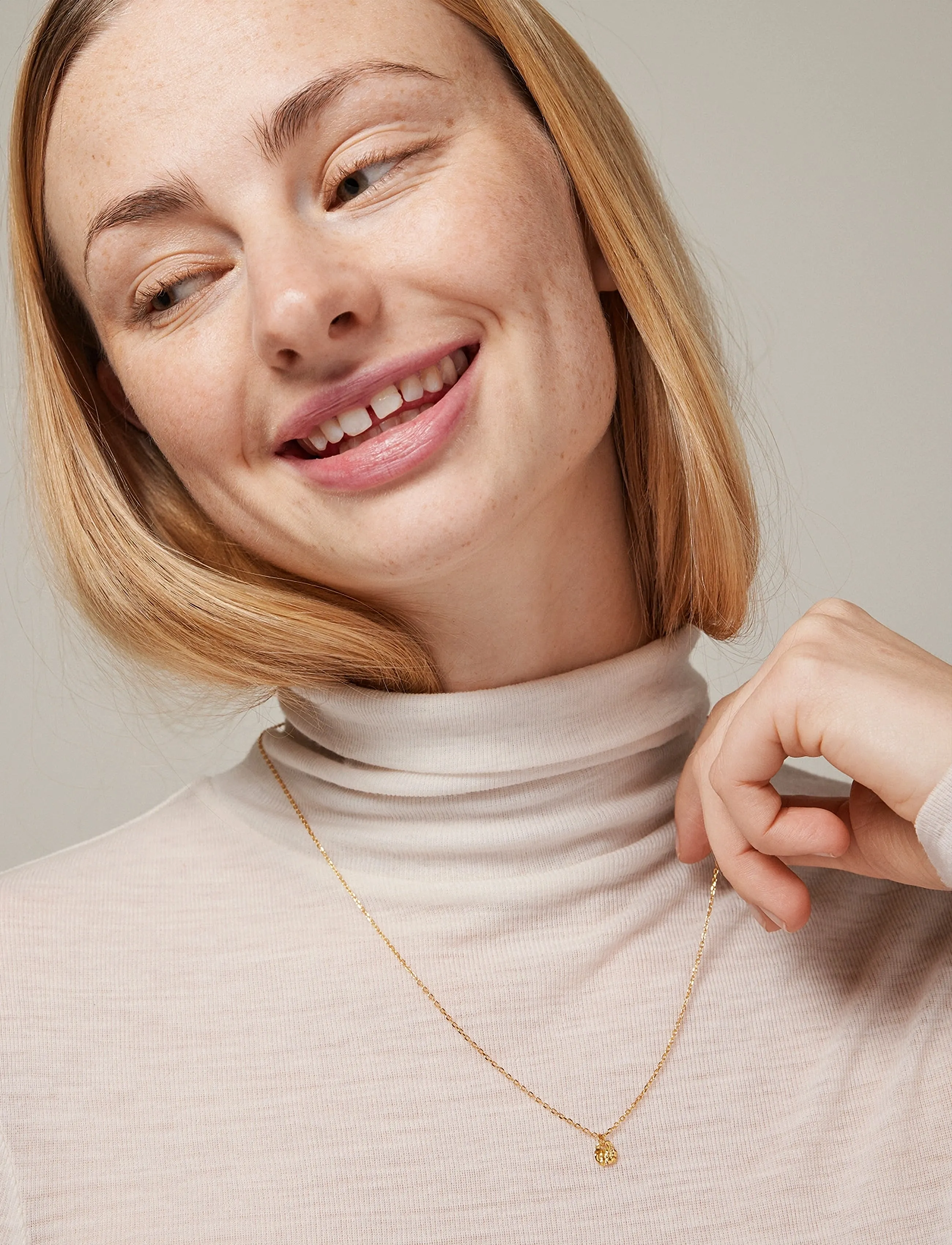 Enamel Copenhagen Necklace, Refined, One Size 55 cm, Necklaces, Gold - Dainty Frauen