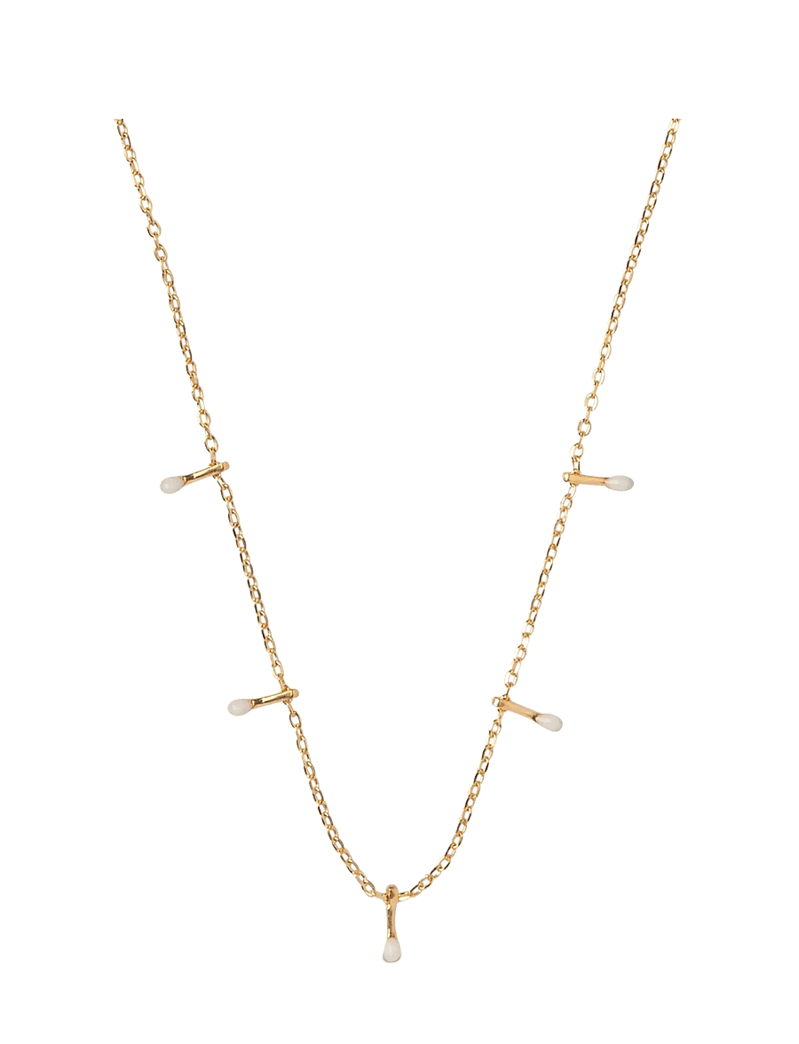 Enamel Copenhagen - Necklace, Lola Drop - daisy - 1