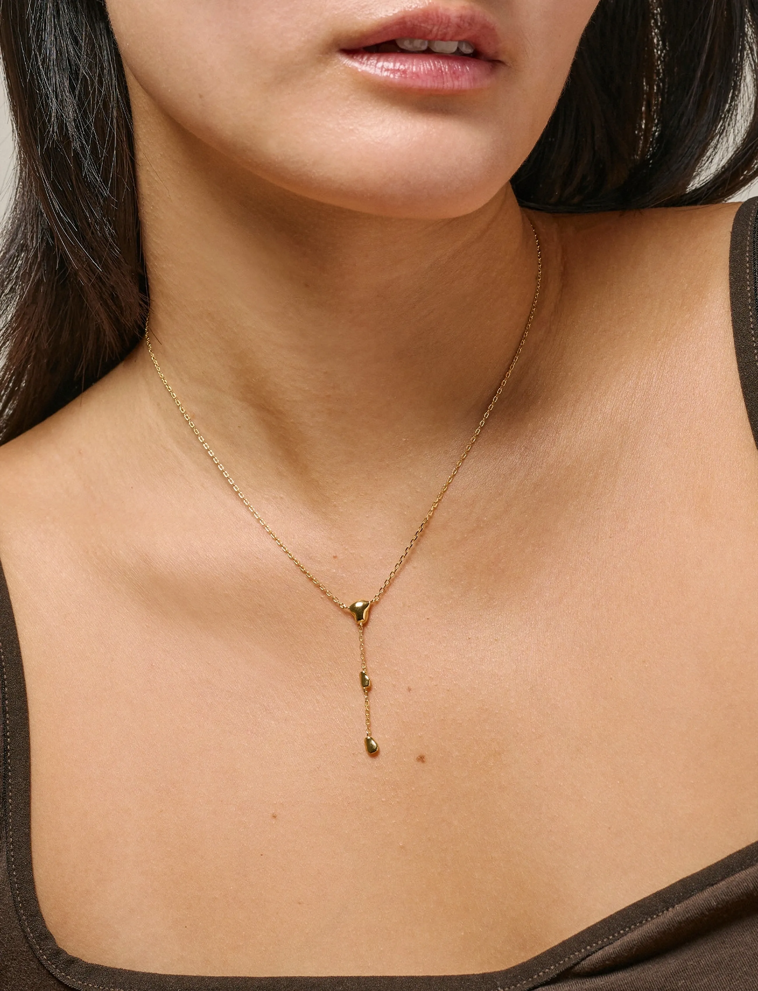 Enamel Copenhagen Necklace, Talia - Aksessuaarid - 925S/GP / gold