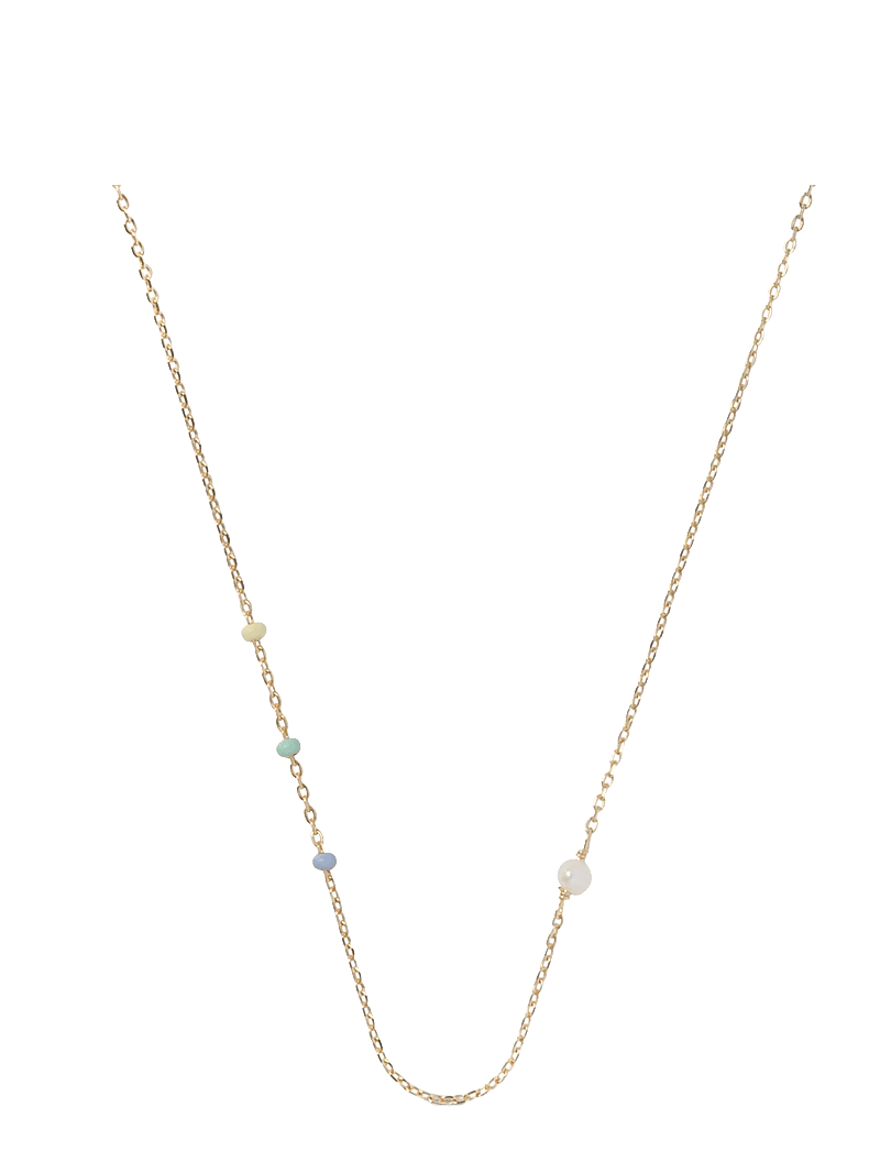 Enamel Copenhagen - Necklace, Lola Simple - perlekæder - citrus sky - 1