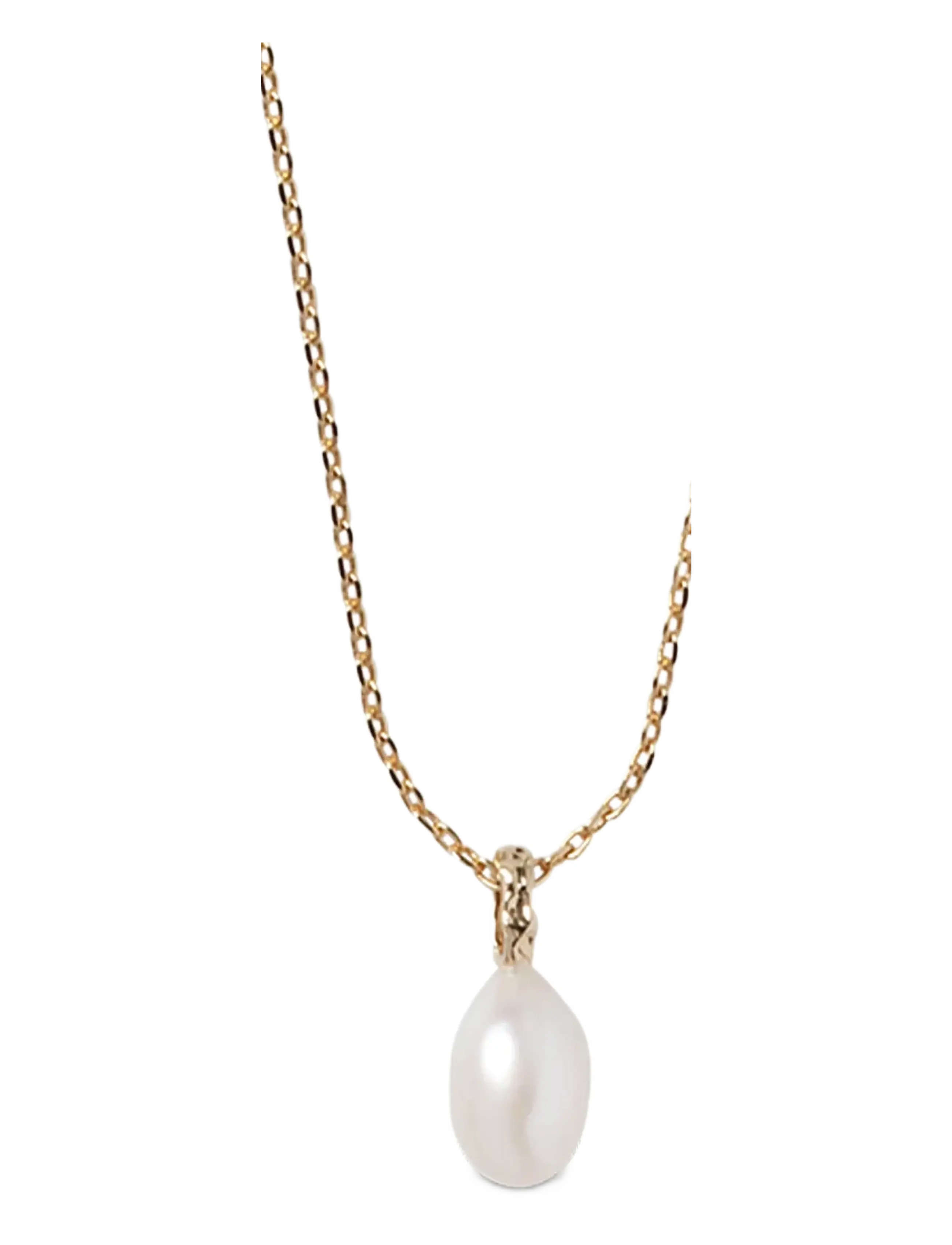 Enamel Copenhagen Necklace, Significant - Halsketten - PEARL / white