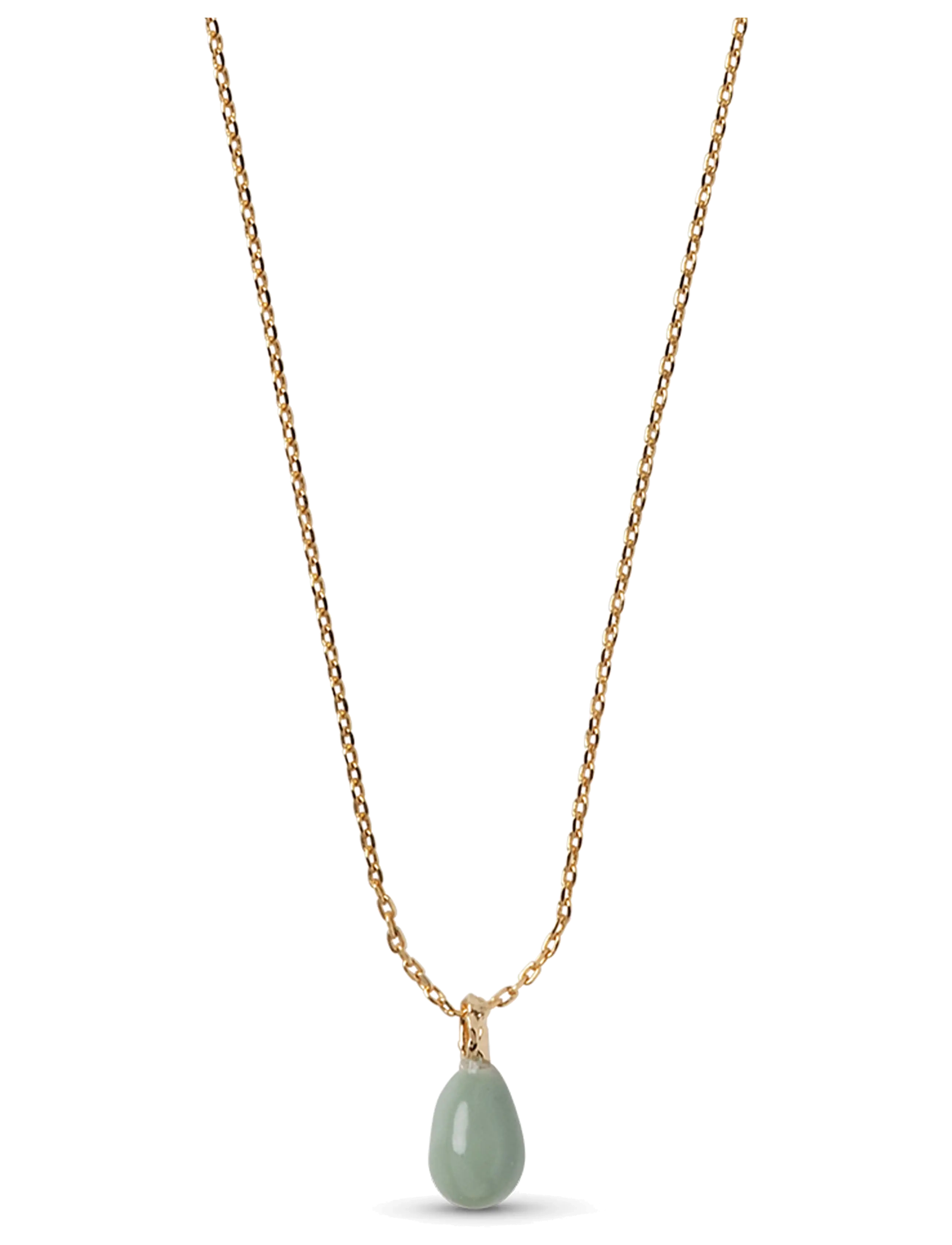 Enamel Copenhagen Necklace, Significant - Perlenketten - SAGE / green