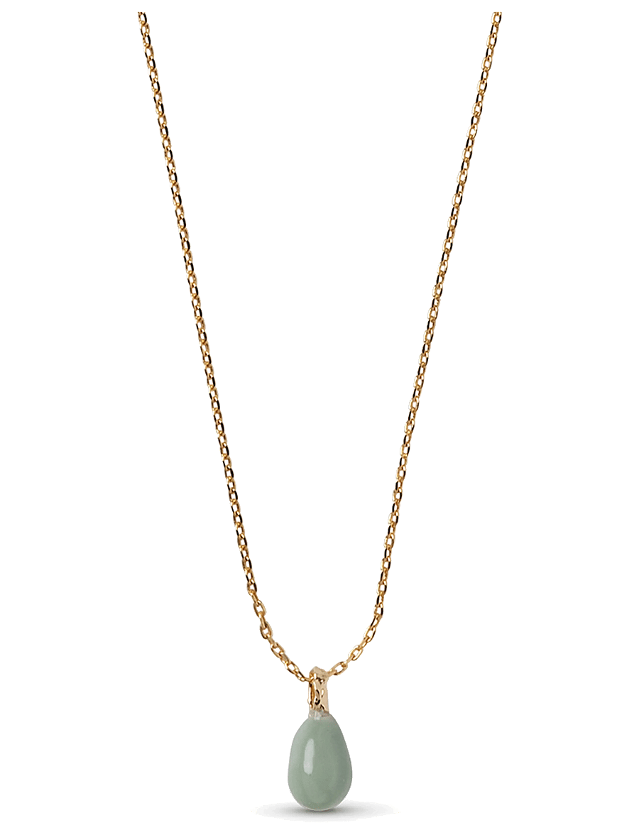 Enamel Copenhagen - Necklace, Significant - perlenketten - sage - 1