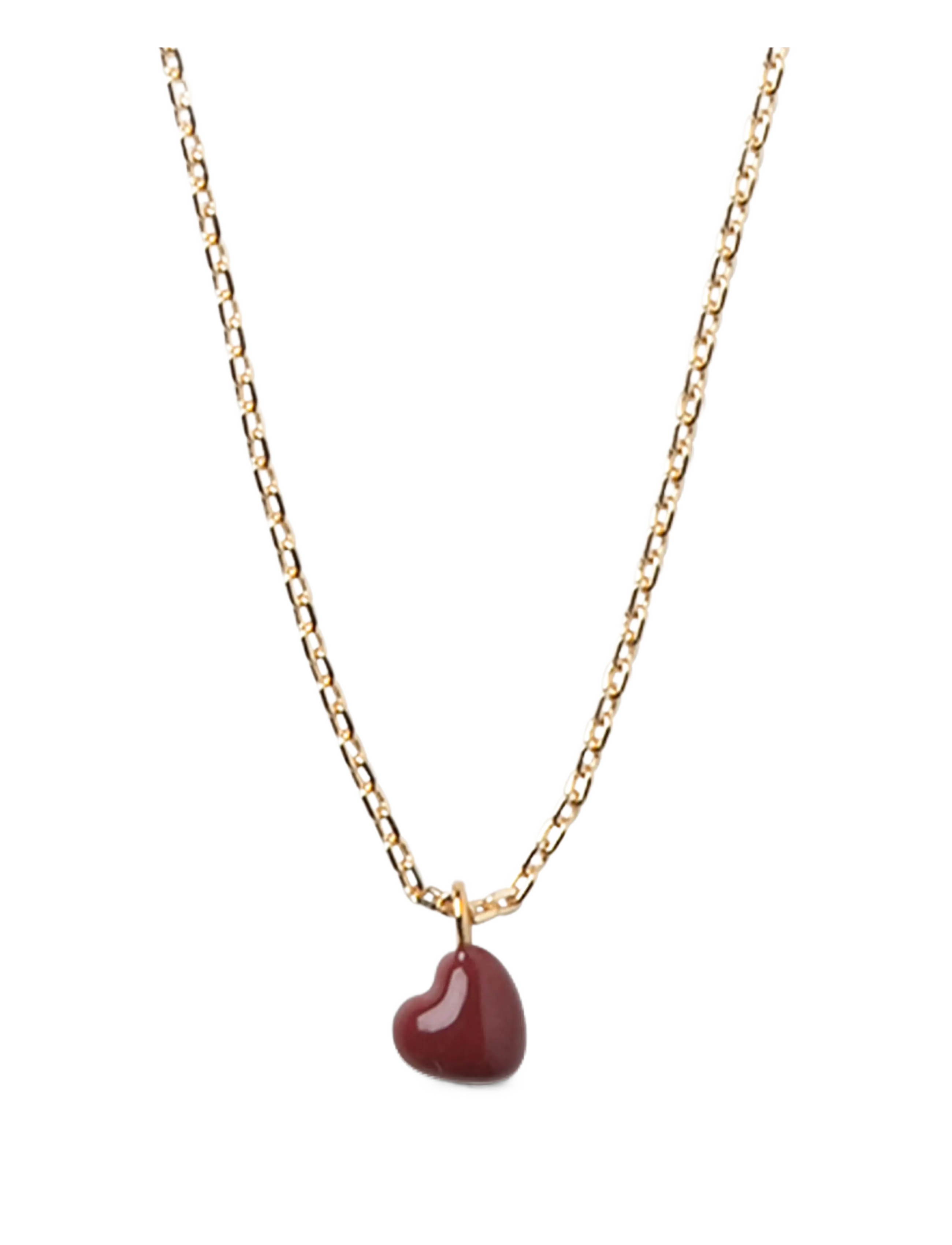 Enamel Copenhagen - Necklace, Grand Amore - bordeaux - 1