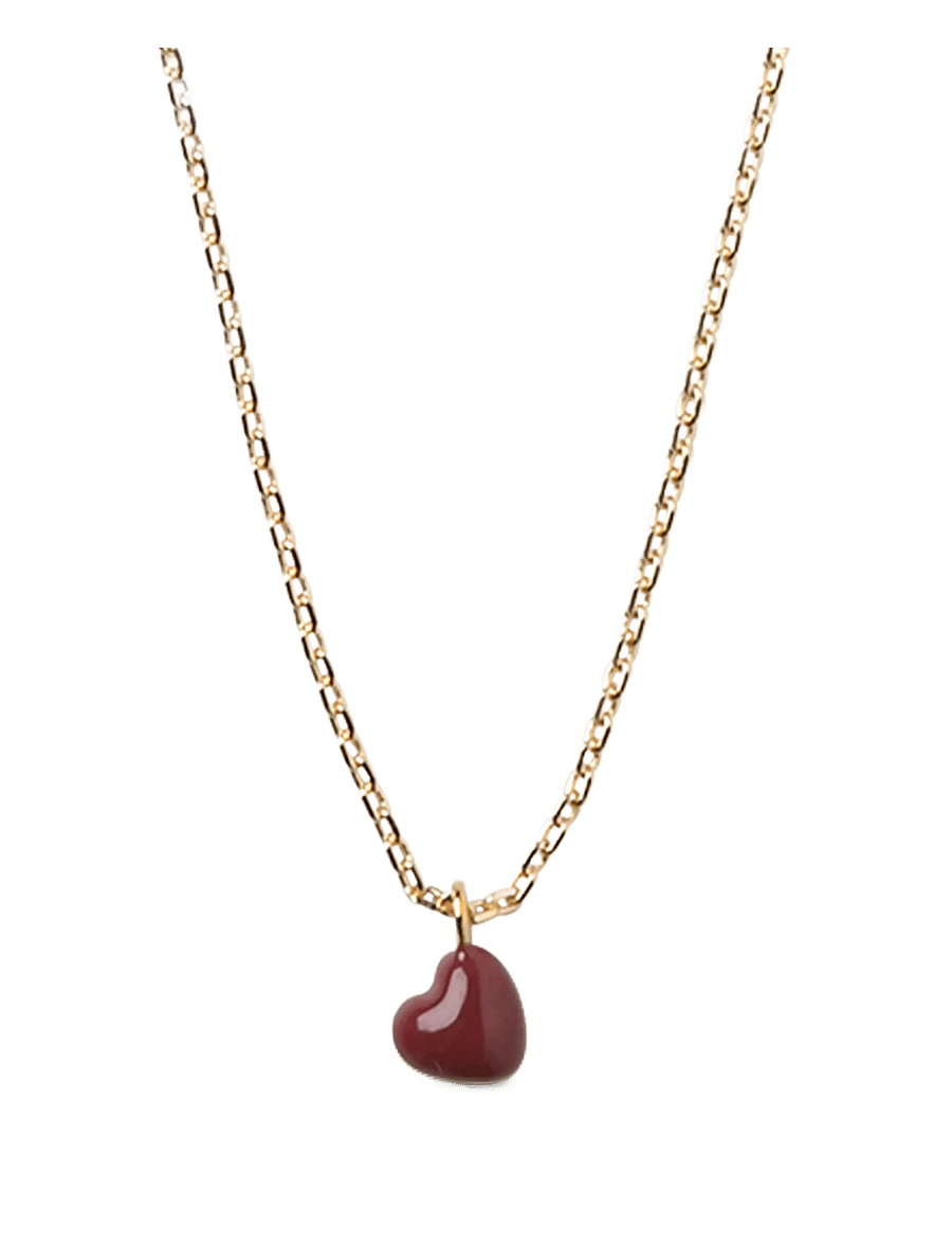 Enamel Copenhagen - Necklace, Grand Amore - halsketten - bordeaux - 1