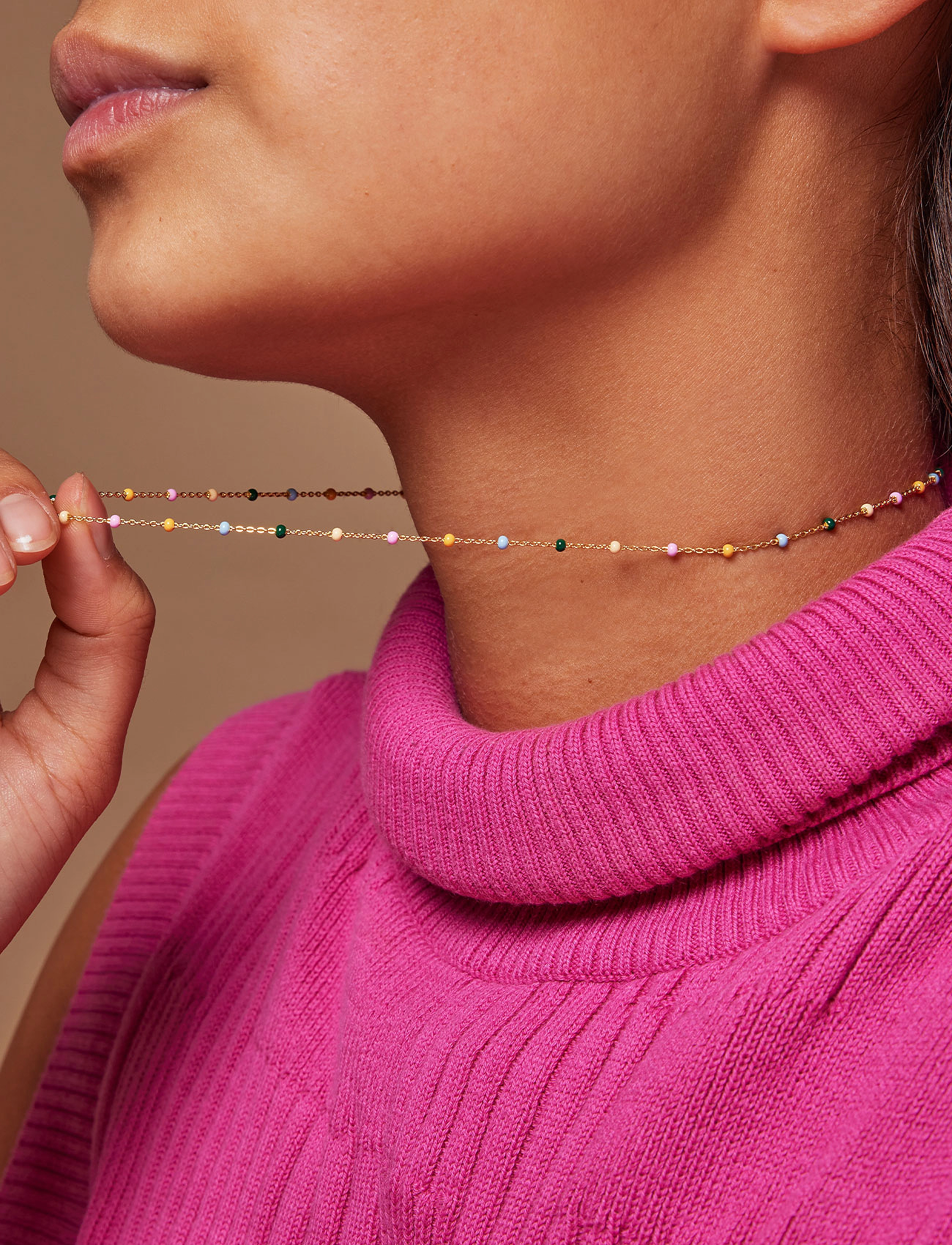 Enamel Copenhagen Necklace Lola, One Size, Necklaces, Gold - Chain Frauen