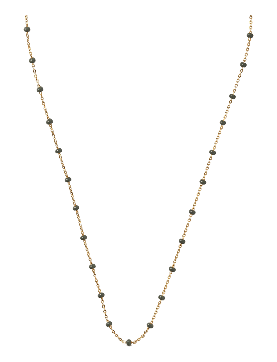 Enamel Copenhagen - Necklace, Lola - chain necklaces - khaki - 1