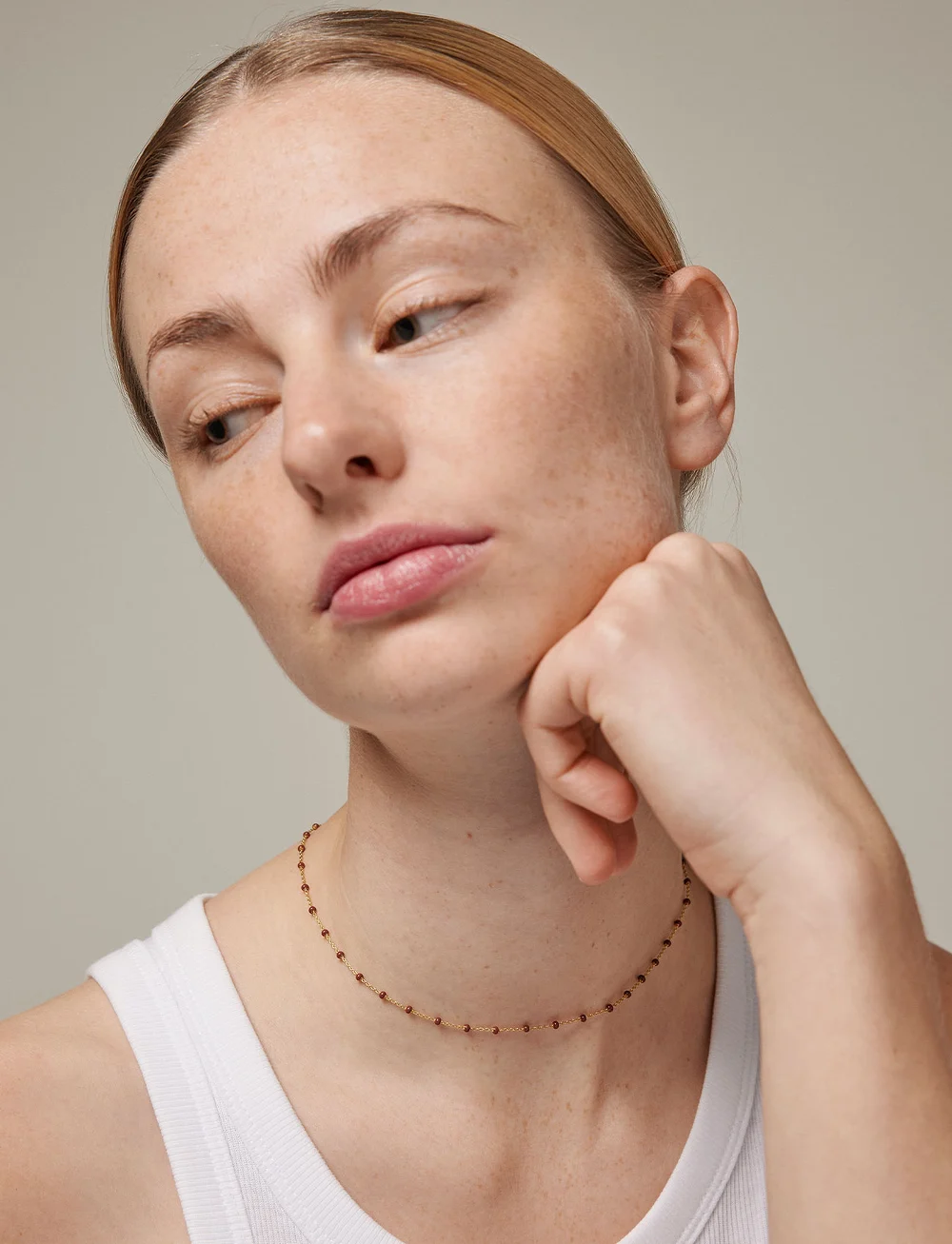 Enamel Copenhagen - Lola Necklace - colliers chaîne - copper - 2