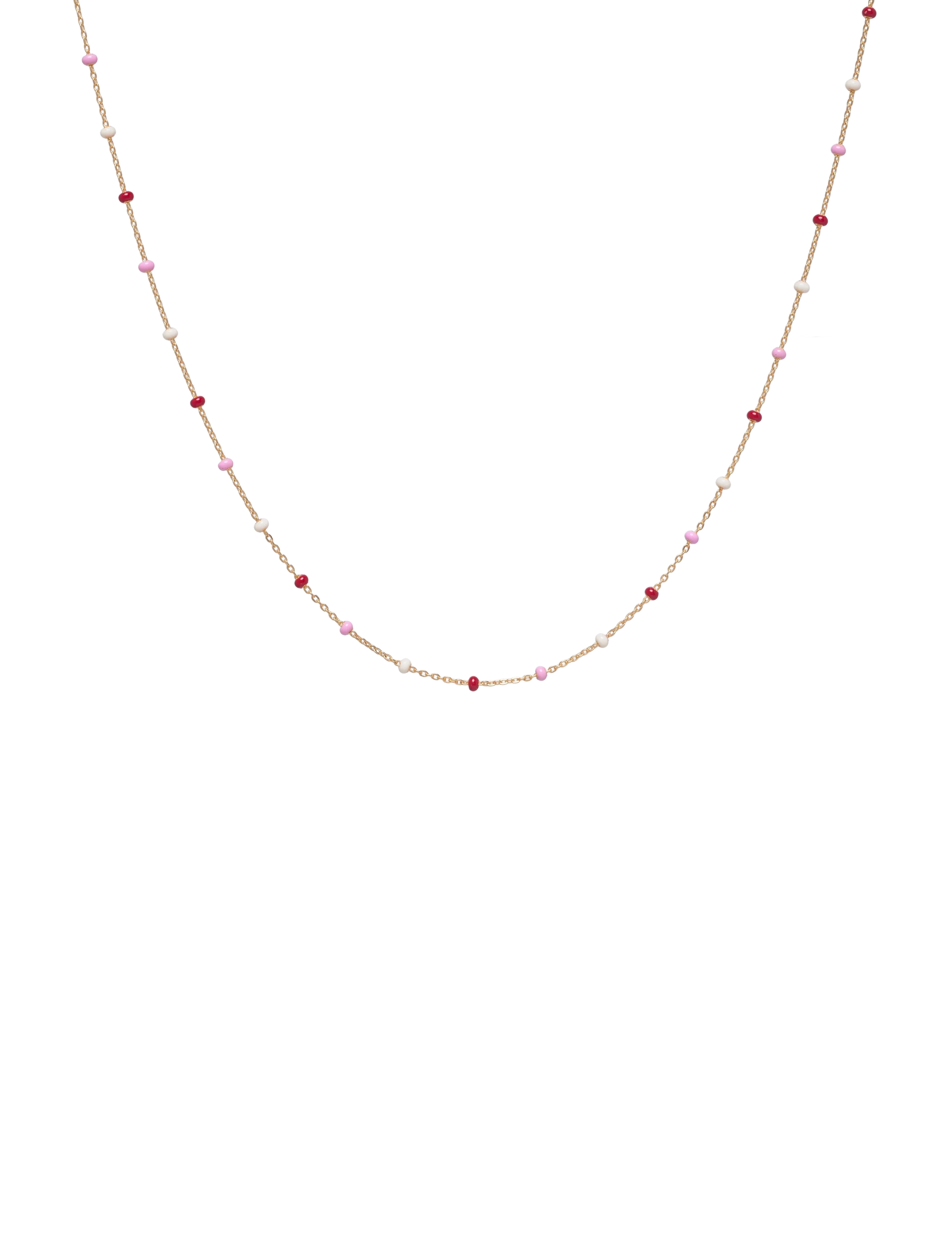 Enamel Copenhagen Necklace, Lola, One Size, Necklaces, Gold - Chain Frauen
