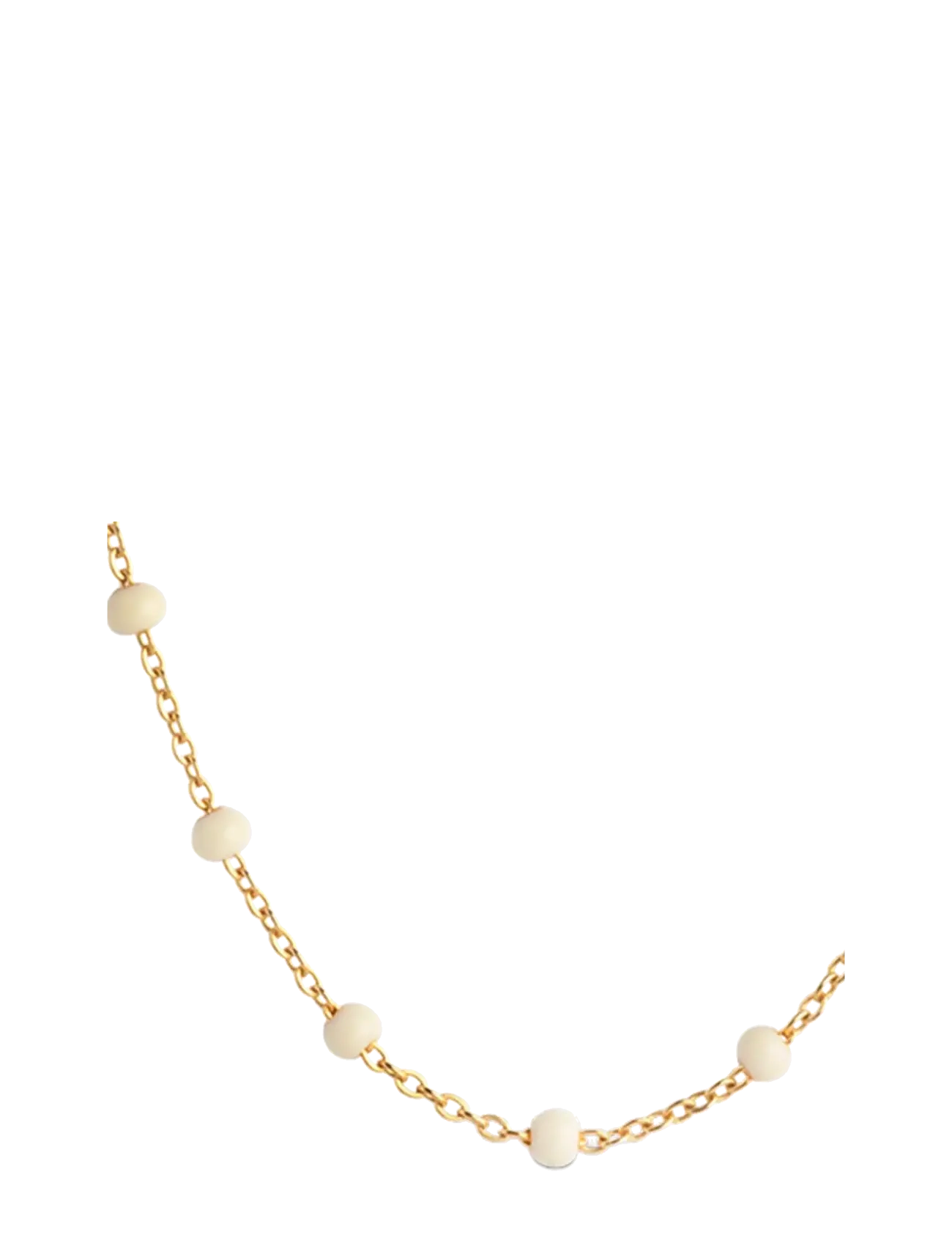 Enamel Copenhagen Necklace, Lola - Halsketten - DAISY / cream