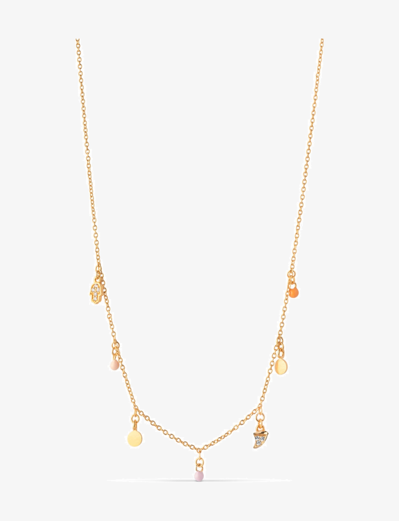 Enamel Copenhagen - Necklace, Lucky Charms - gold-matte - 0