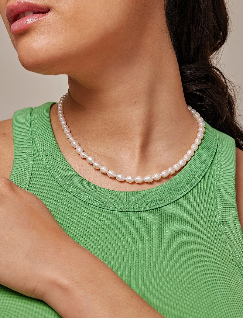 Enamel Copenhagen - Necklace Pearlie - perlekæder - 925s/gp - 0