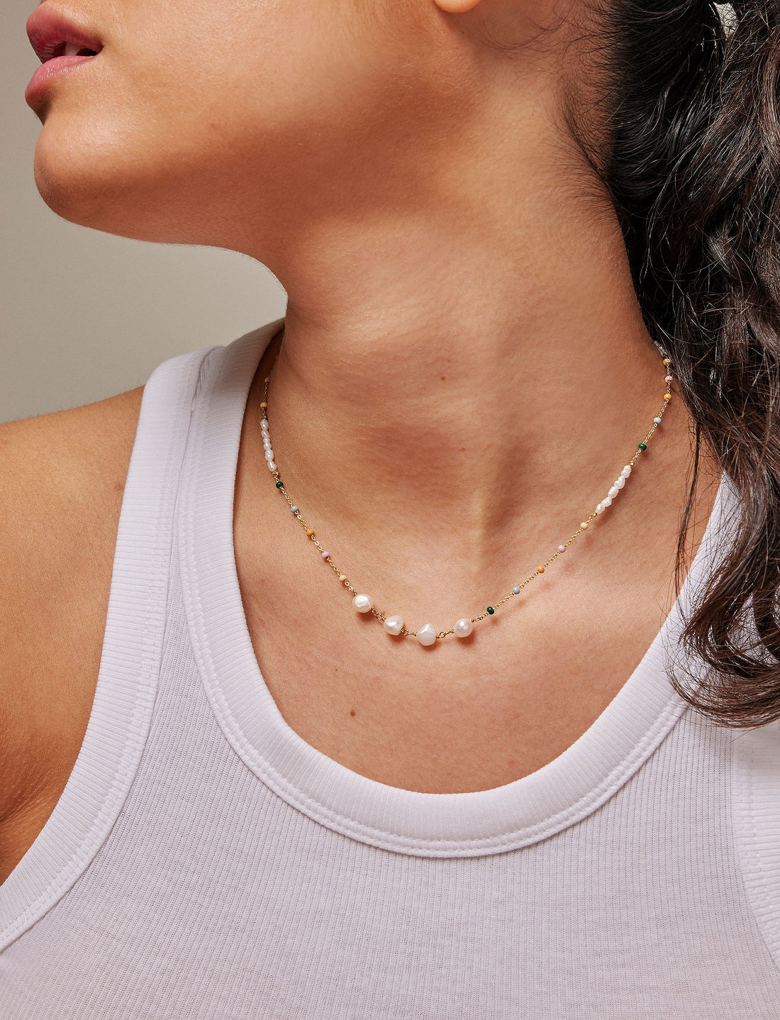 Enamel Copenhagen Necklace Lola Perla Pendant necklaces