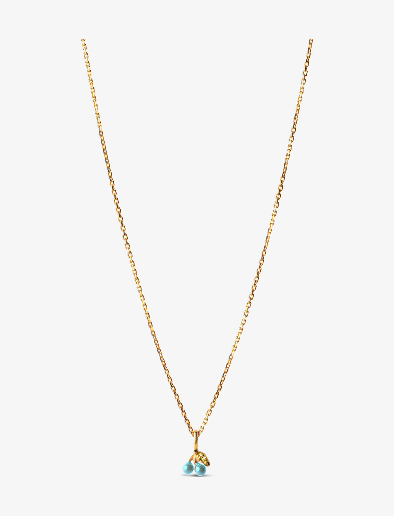 Enamel Copenhagen - Cherry Necklace - 69 icy blue - 1