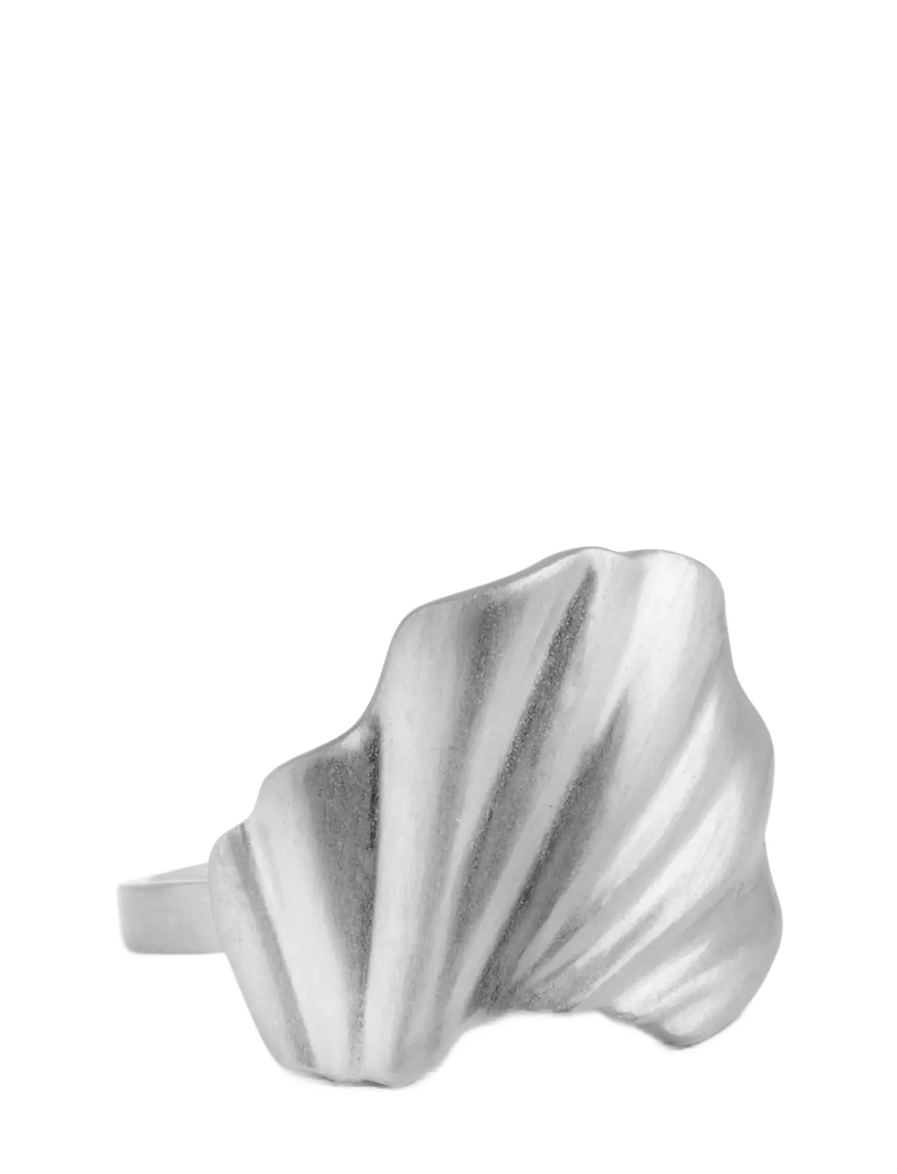 Enamel Copenhagen Ring, Wave - Ringe - SILVER PLATED / silver