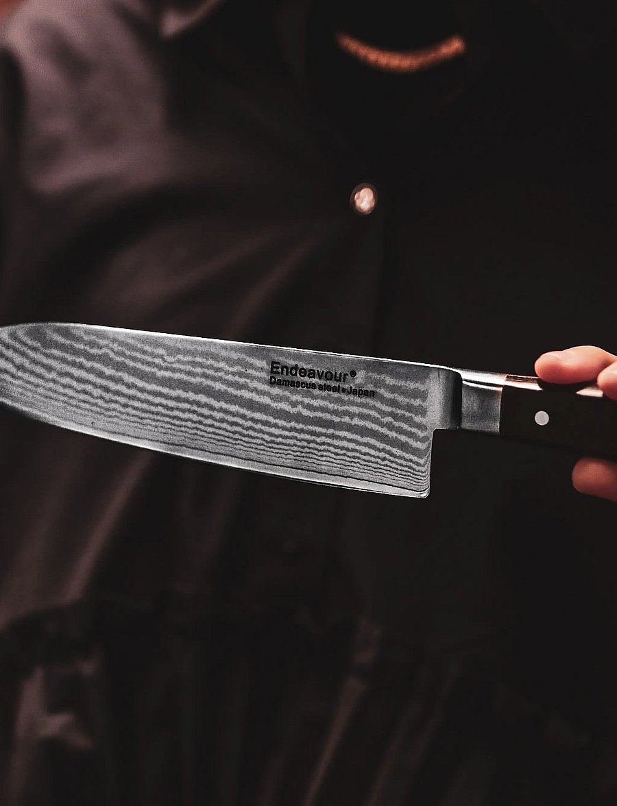 Endeavour - Endeavour® Santoku Chef's Knife - santoku noad - black - 5