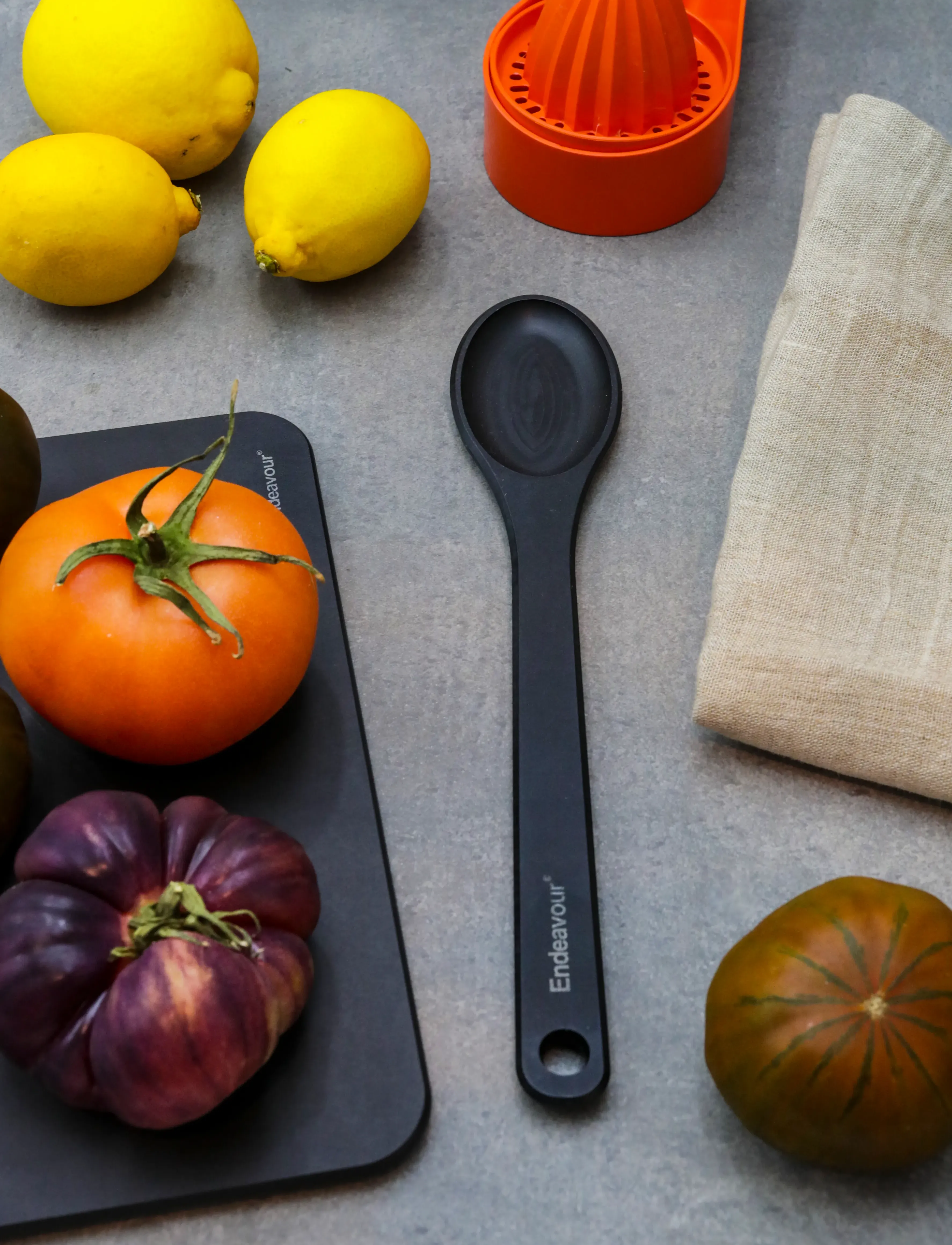 Endeavour Pot Spoon 1 Small Mixing Spoon, 28X 5.3X 0.9 cm, Kitchen Tools, Schwarz - Spoons & Ladels, Homeware