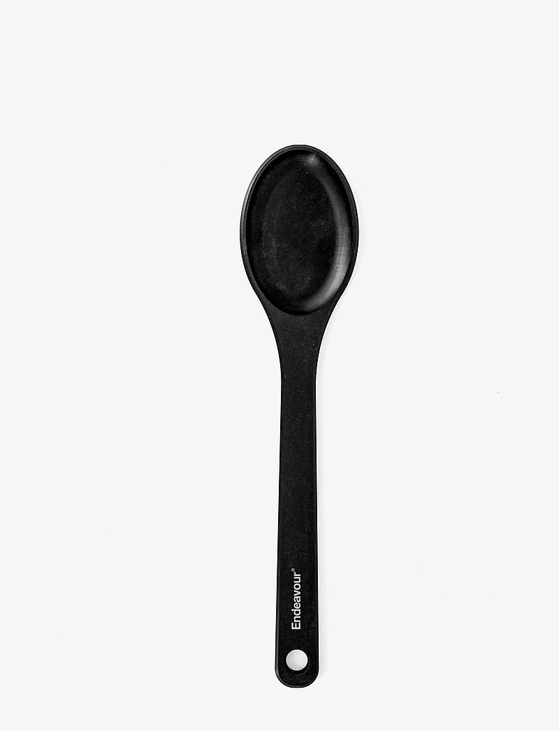 Endeavour - Endeavour® Pot Spoon 2 medium mixing spoon - Łyżki i chochle - black - 0