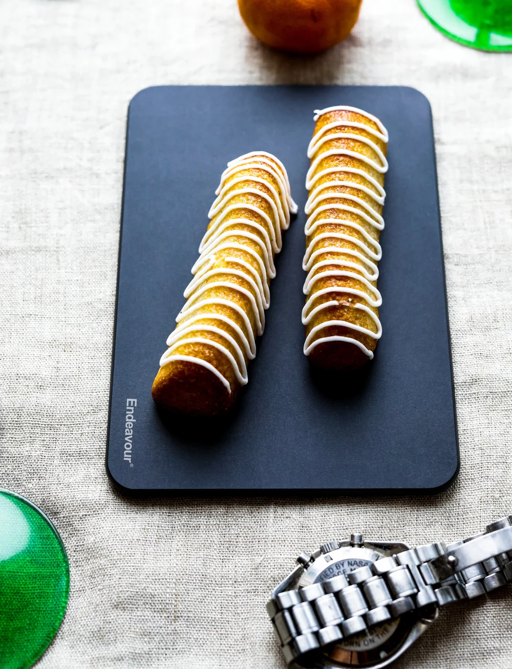 Endeavour - Bread & Butter Board Black 17x12 cm - schneidebretter - black - 4