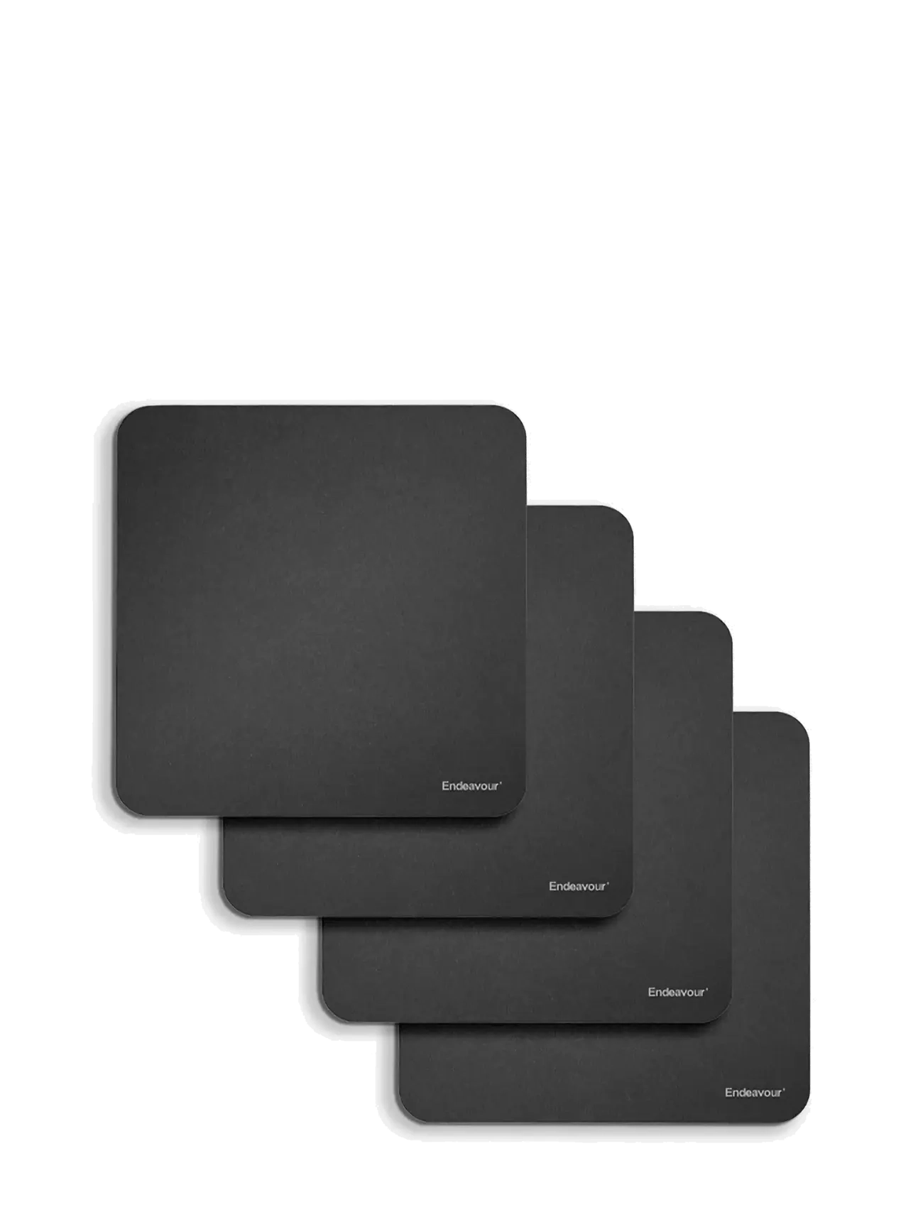 Endeavour Bread & Butter Board Black 14X14 Cm, Tapas Boards & Sæt, Sort, Str: 14X14CM