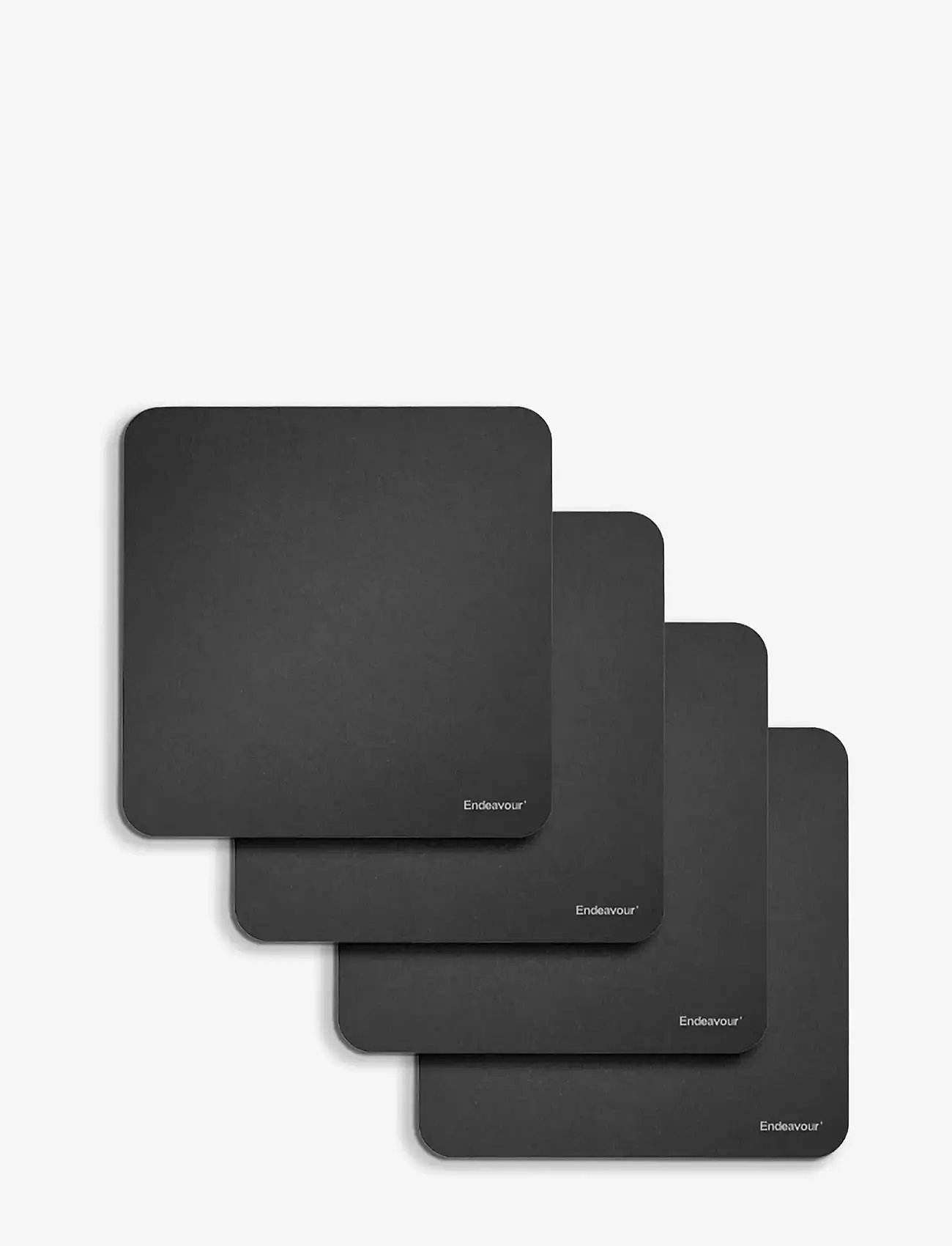 Endeavour - Bread & Butter Board Black 14x14 cm - tapas boards & sets - black - 0