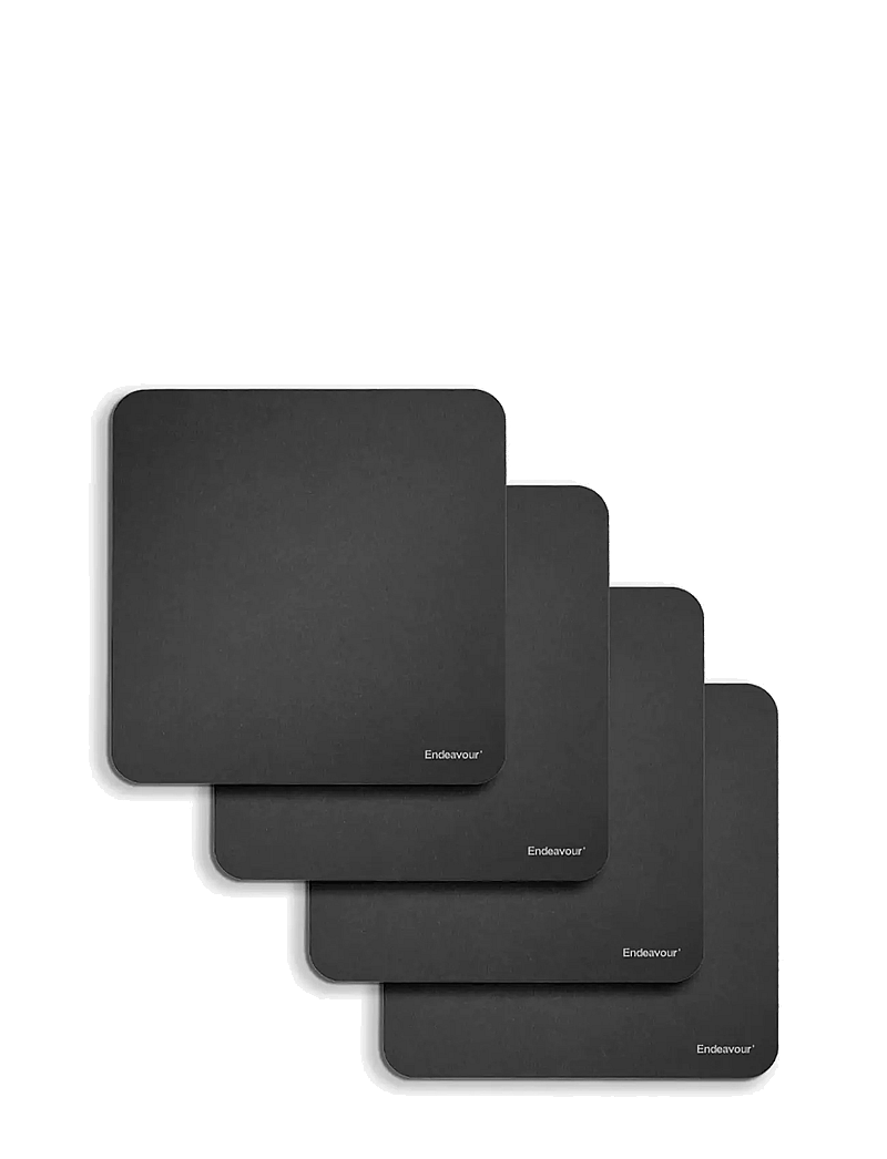 Endeavour - Bread & Butter Board Black 14x14 cm - tapas alused ja komplektid - black - 0