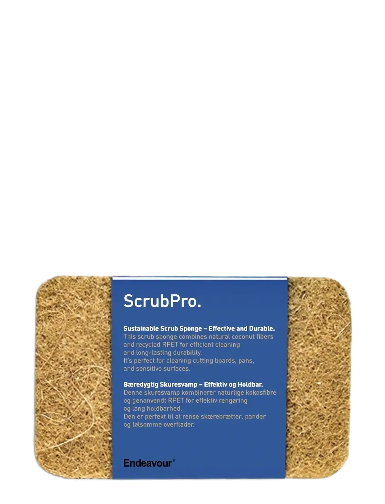Endeavour ScrubPro Scouring Sponge 2-pack - Køkken - DUSTY BLACK / beige