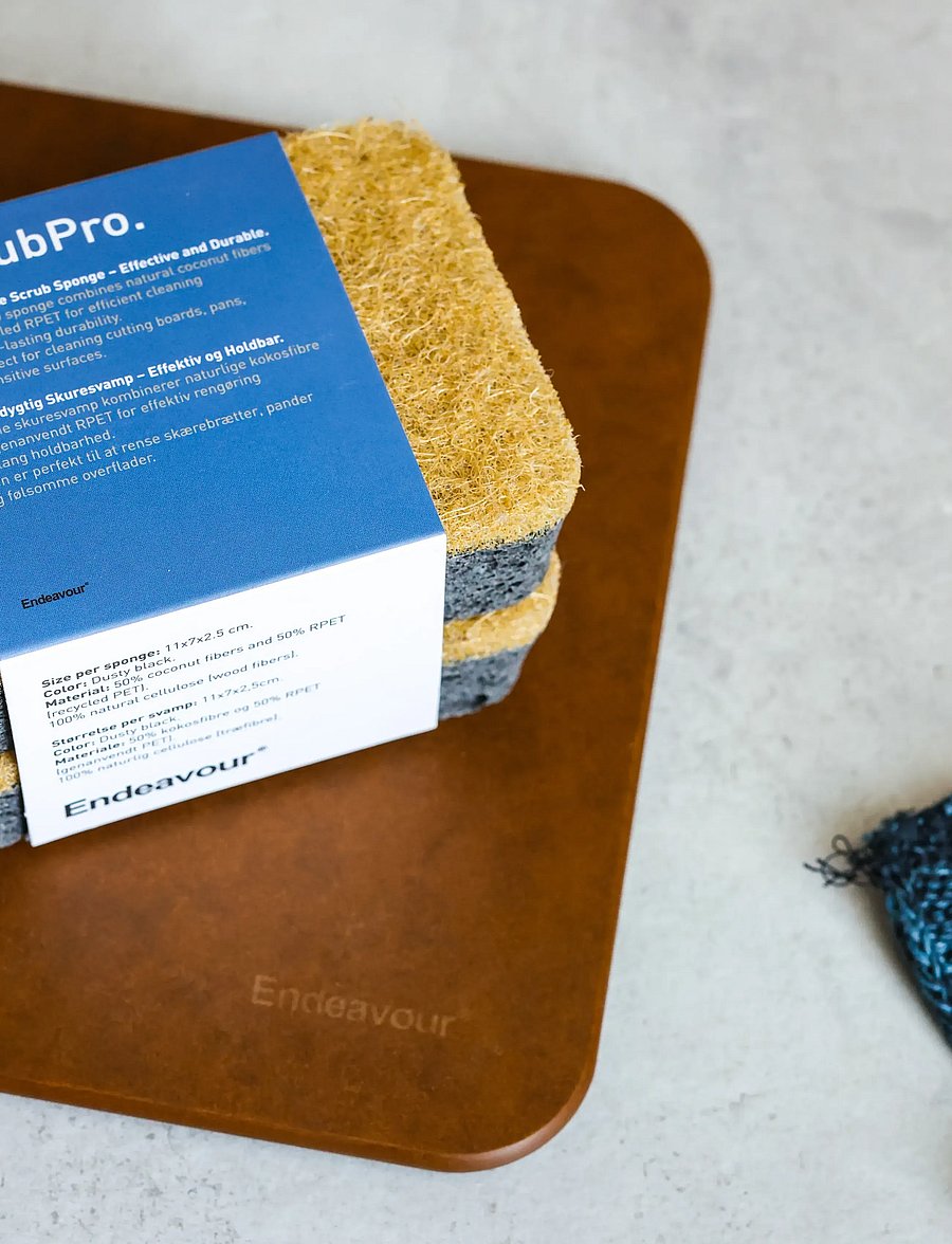 Endeavour - ScrubPro Scouring Sponge 2-pack - die niedrigsten preise - dusty black - 3