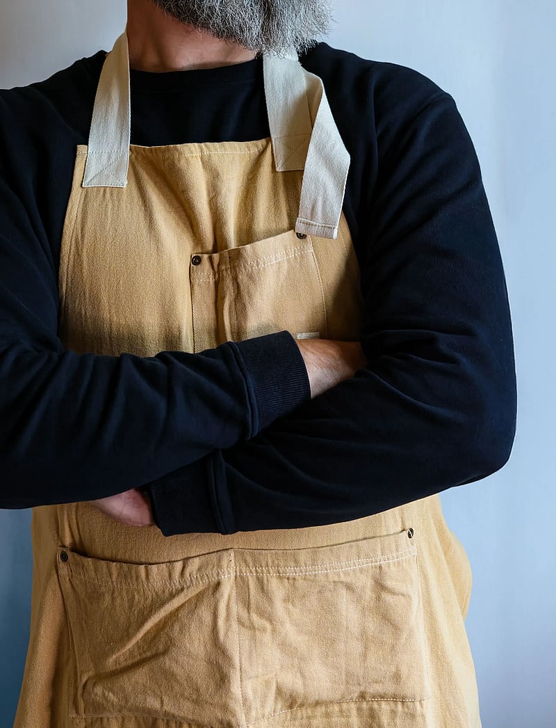 Endeavour - Forklæde canvas beige - shop by price - beige - 1