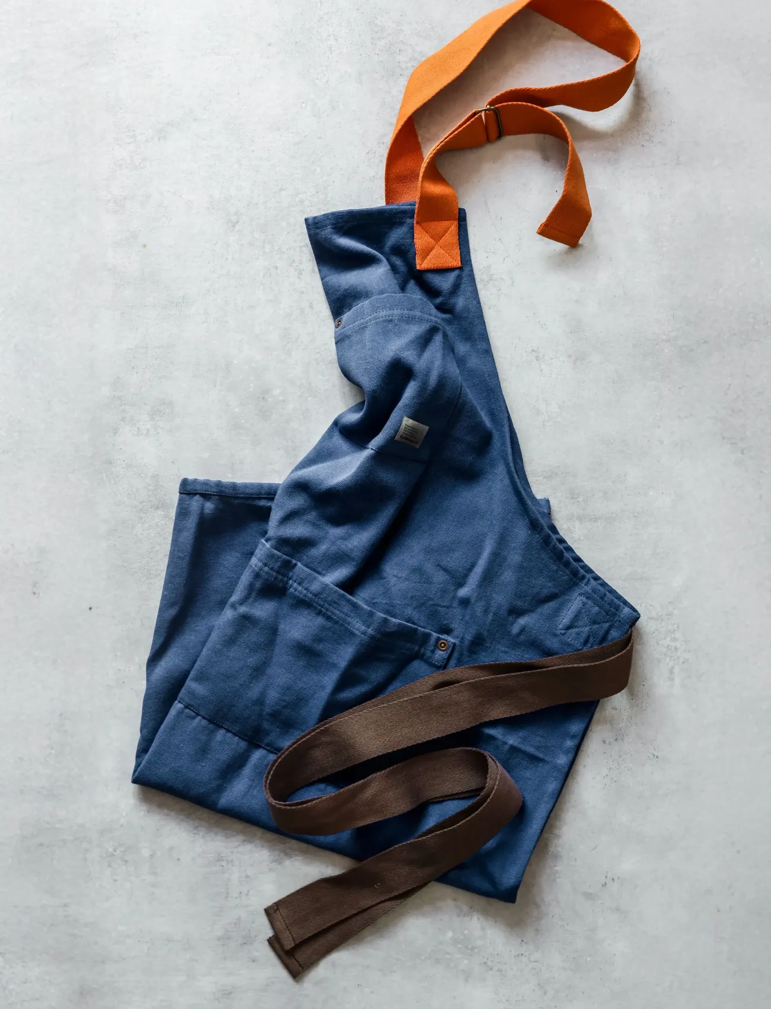 Endeavour - Forklæde canvas blue - blue - 3