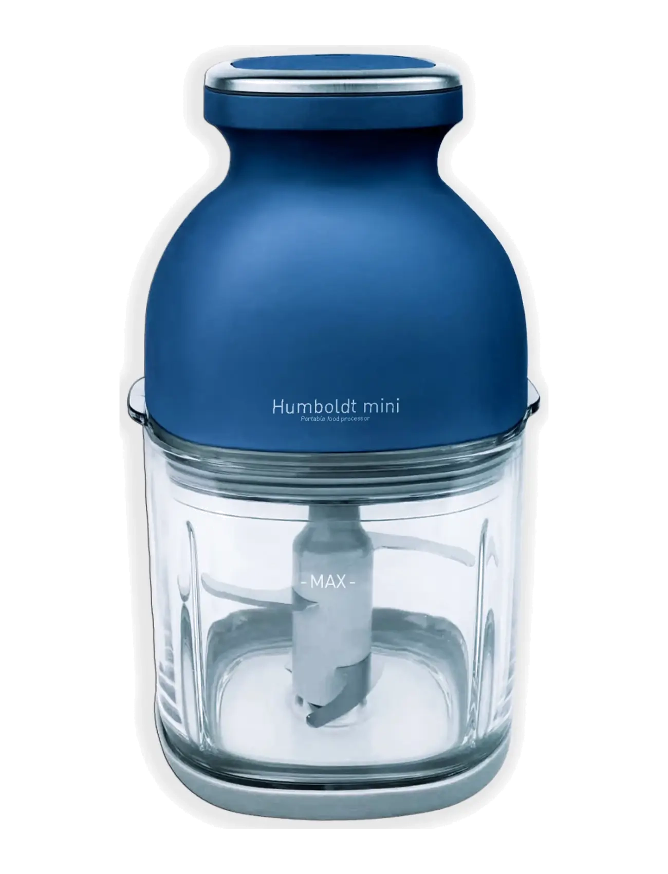 Endeavour Humboldt Mini Food Processor, Foodprocessor, Blå, Str: 23X 12X 13CM