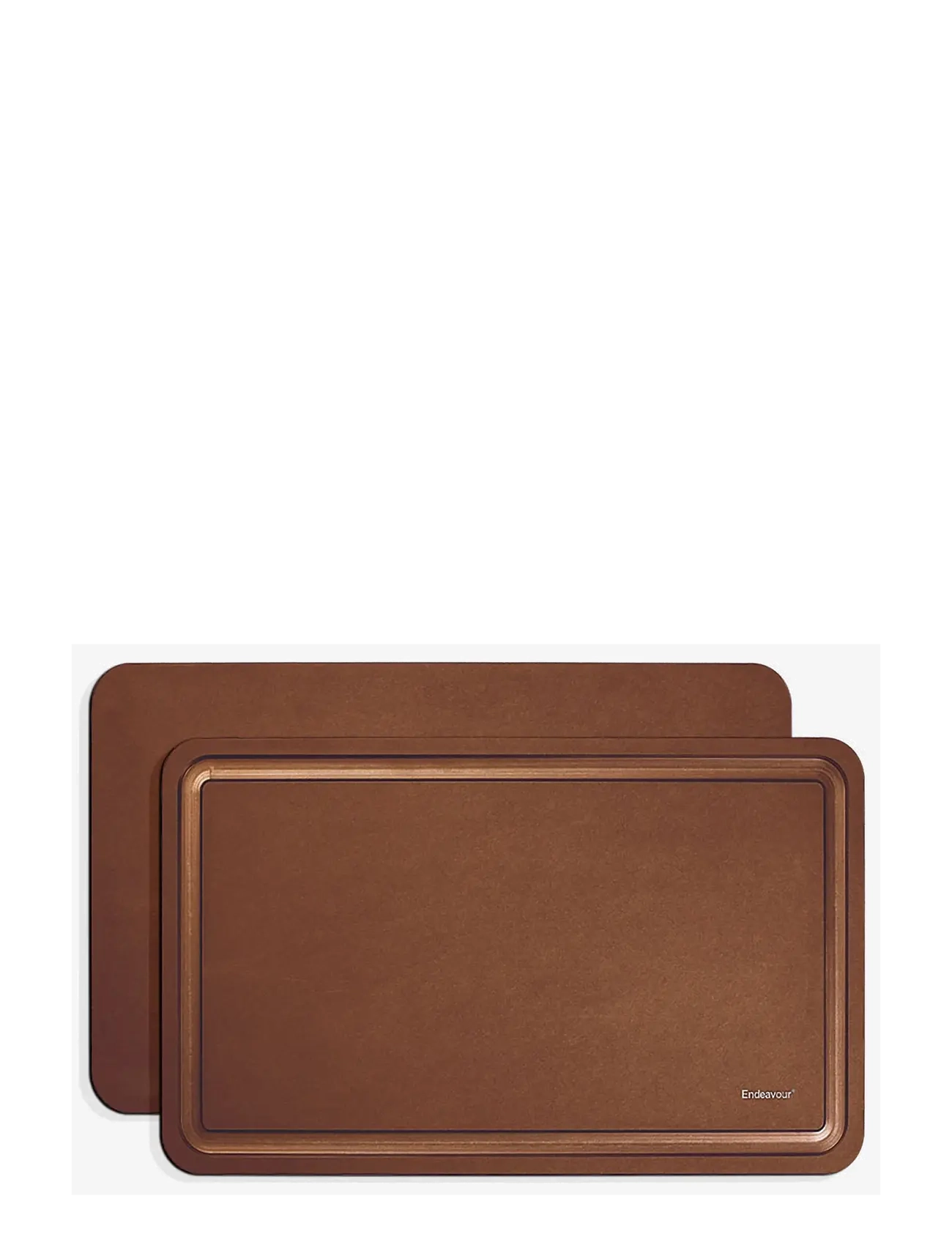 Endeavour Twin Board Groove Brown - Planches à découper - BROWN / brown