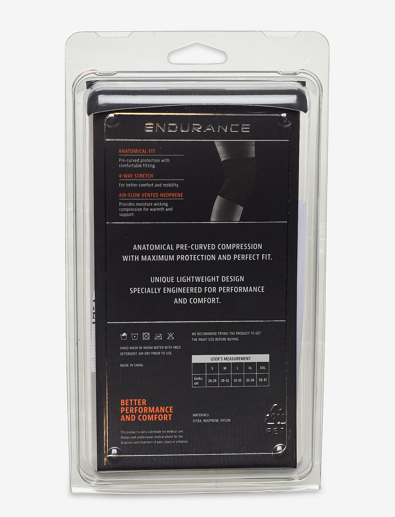 Endurance - PROTECH Neoprene Knee Support - knee support - black - 2