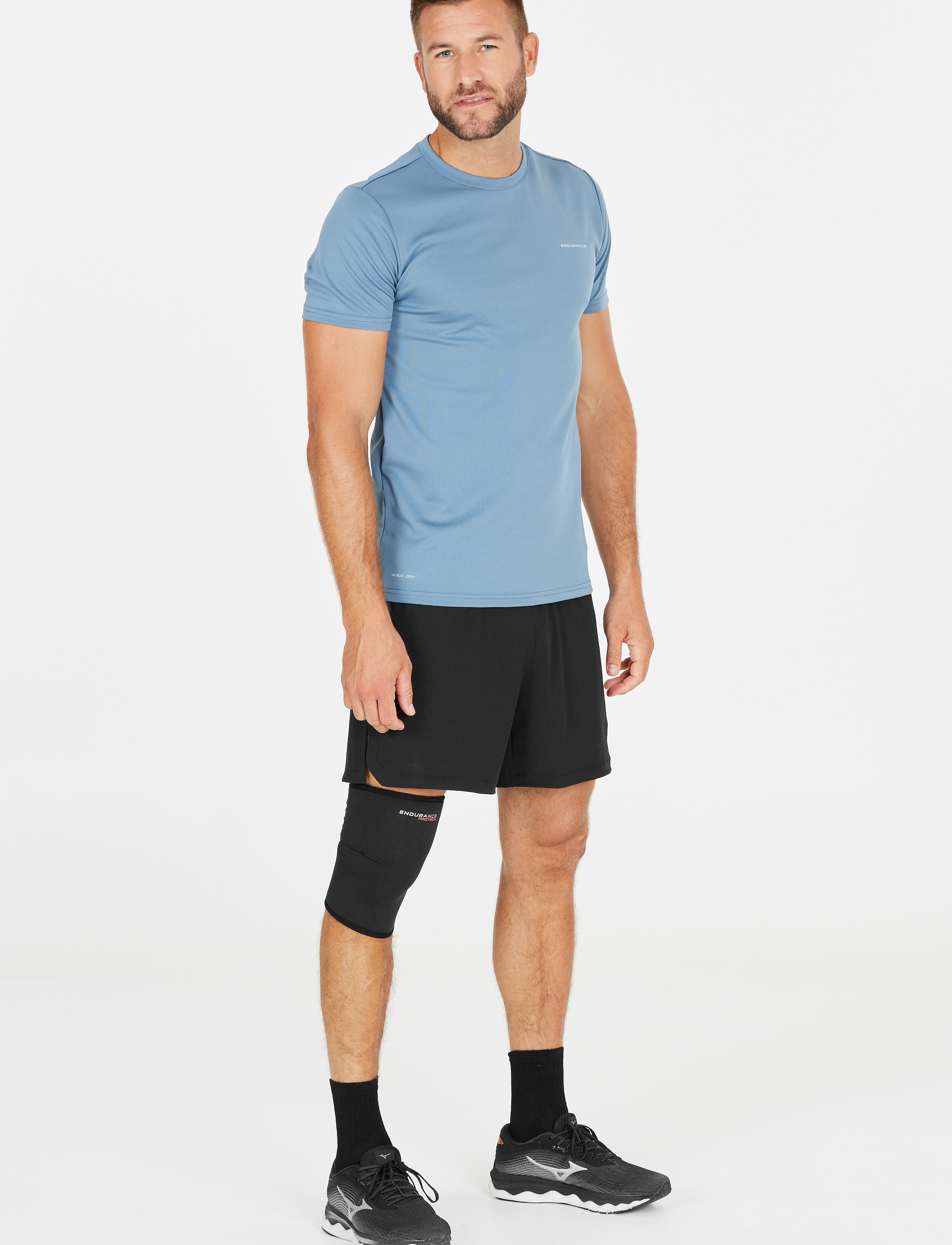 Endurance - PROTECH Neoprene Knee Support - atbalsts celim - black - 0
