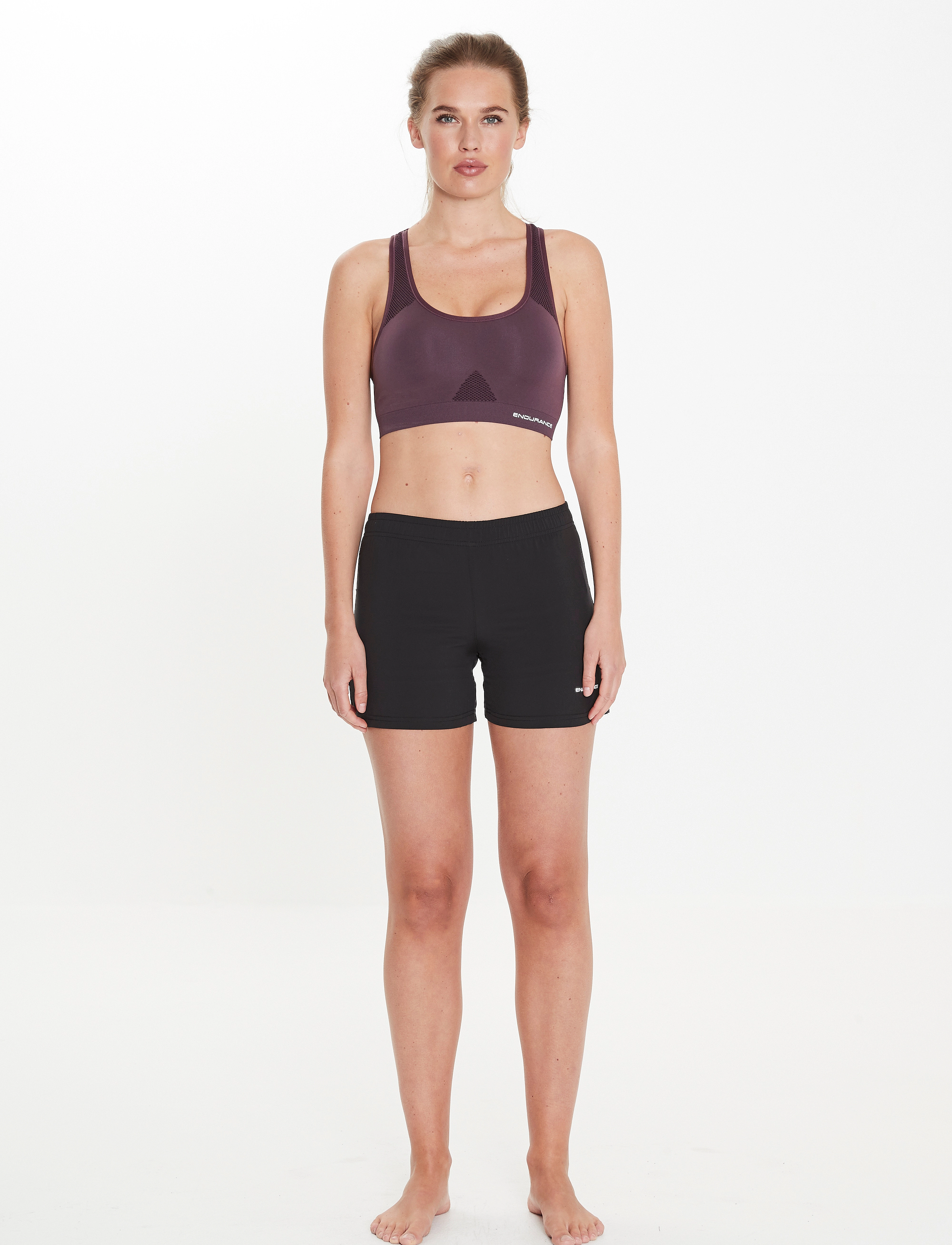 Endurance Potenza W 2-In-1 Shorts, Kvinder, 2-i-1 Shorts, Sort, Str: 44