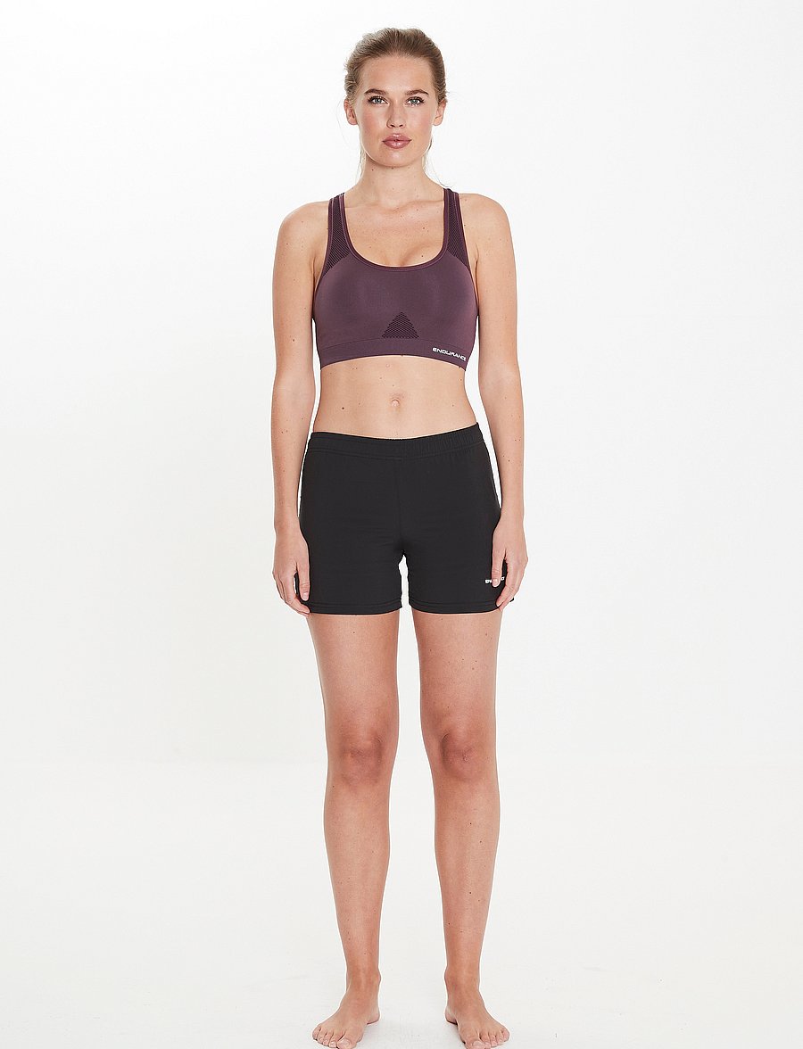 Endurance - Potenza W 2-in-1 Shorts - trainingsshorts - black - 0