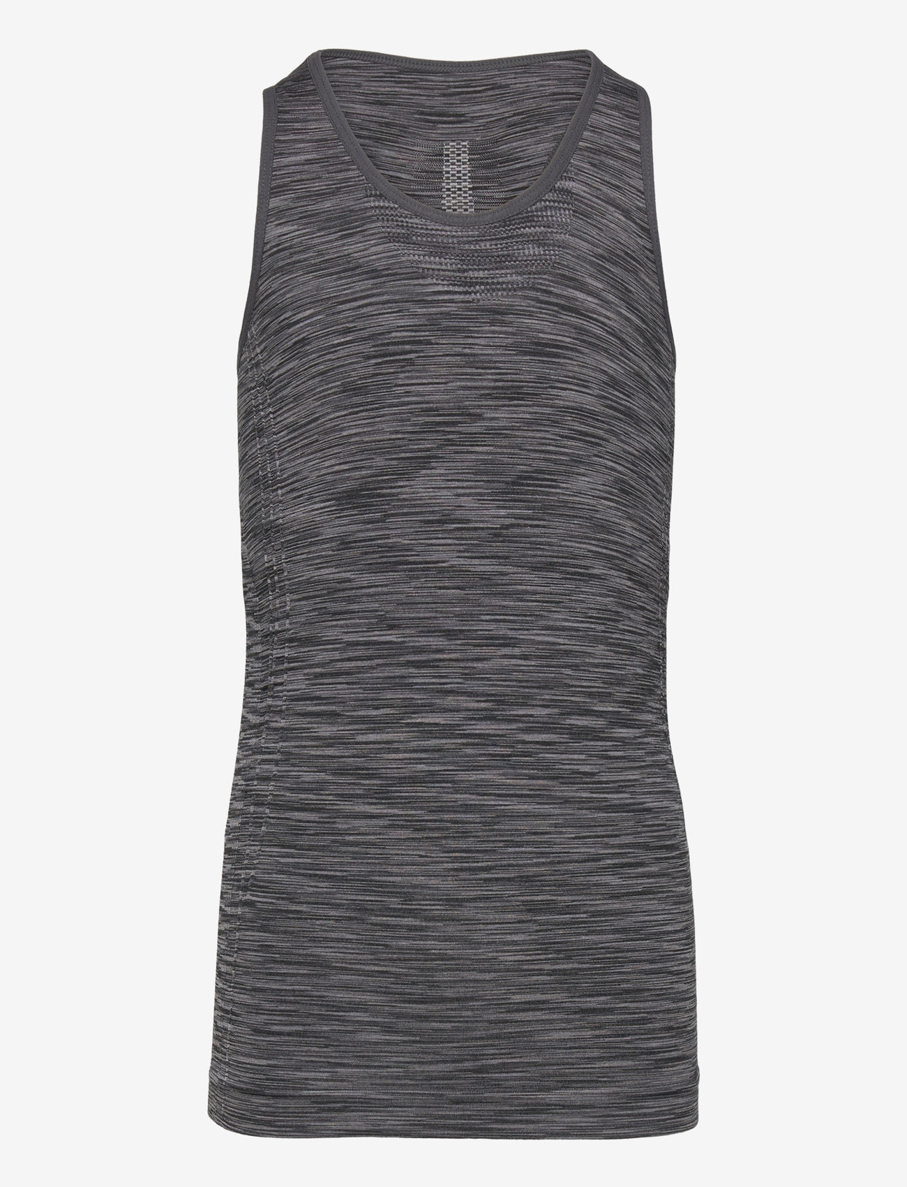 Endurance - Acir Jr. Melange Seamless Top - sporttoppar - black - 0