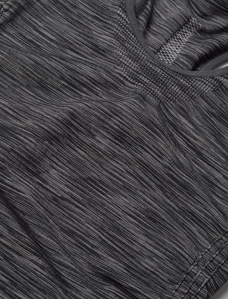 Endurance - Acir Jr. Melange Seamless Top - sporttoppar - black - 2