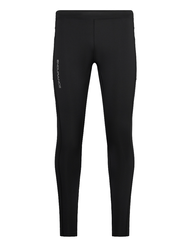 Endurance - Kerir Unisex Long Running Tights XQL - running tights - black - 1