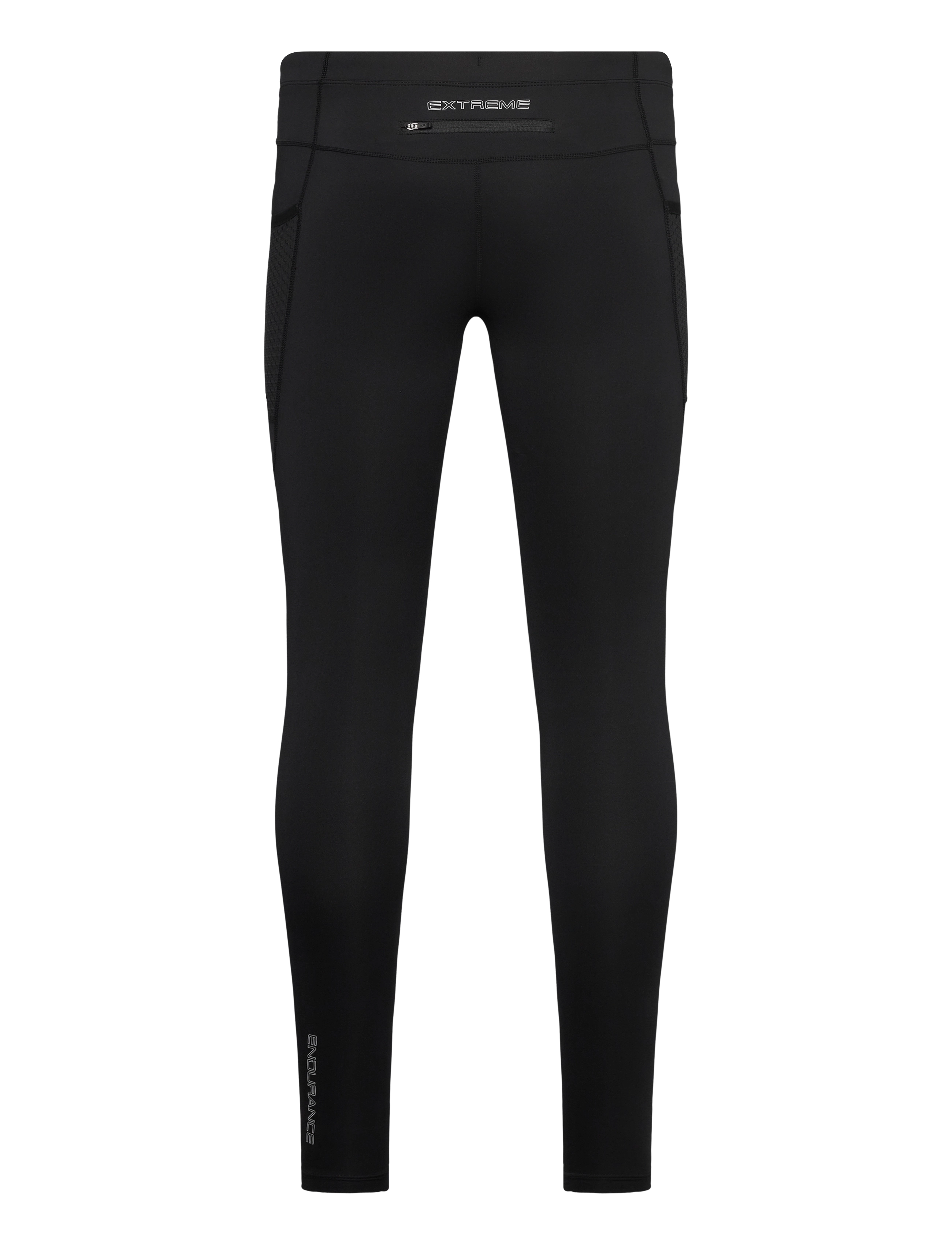 Endurance - Kerir Unisex Long Running Tights XQL - black - 2