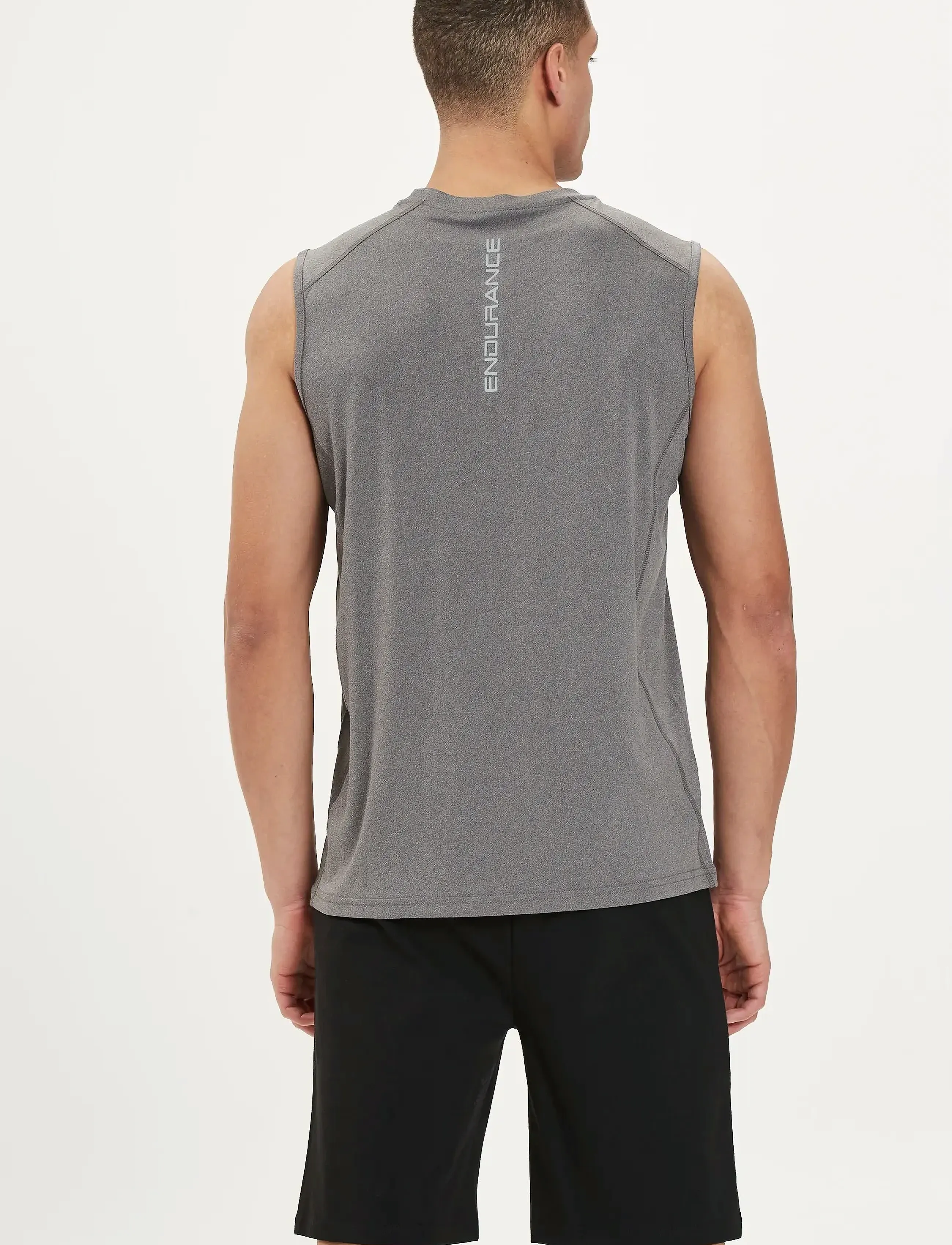 Endurance Landeer M Top - Streetstyle - DARK GREY MELANGE / grey