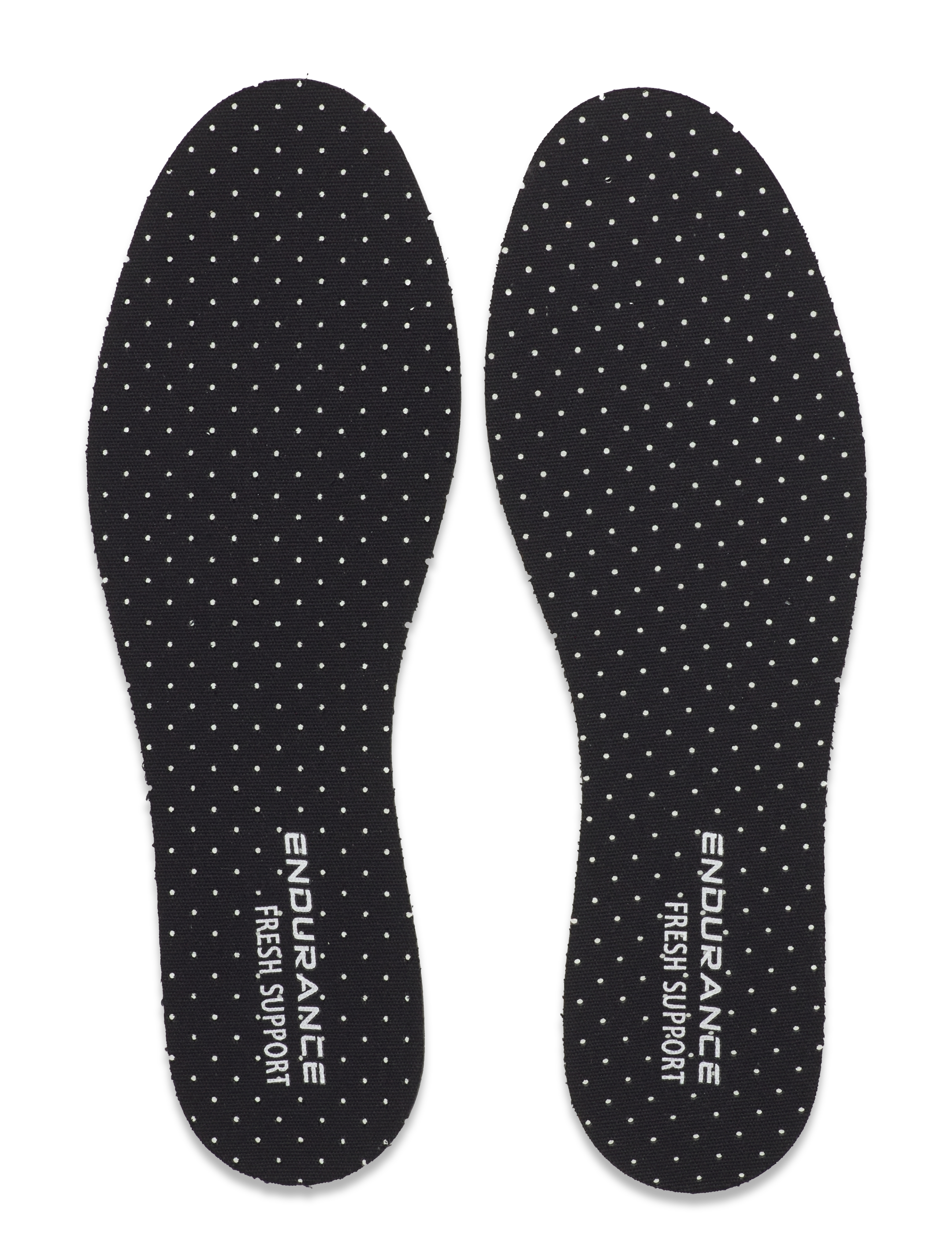 Endurance Fresh Support, 35-39, Shoe Accessories, Schwarz - Soles, Männerswear